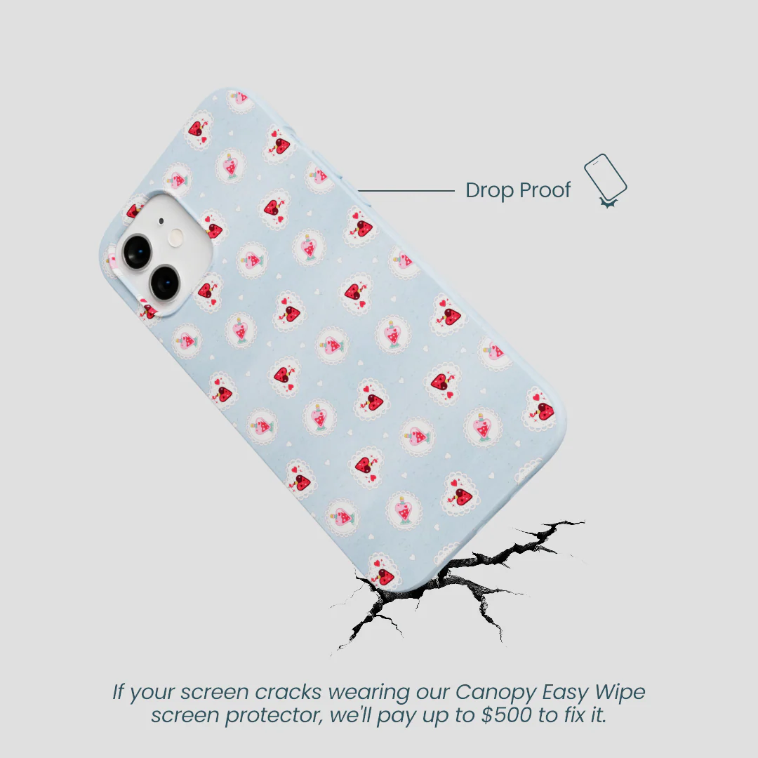 Powder Blue Love Potion iPhone 12/ iPhone 12 Pro Case - Image 5