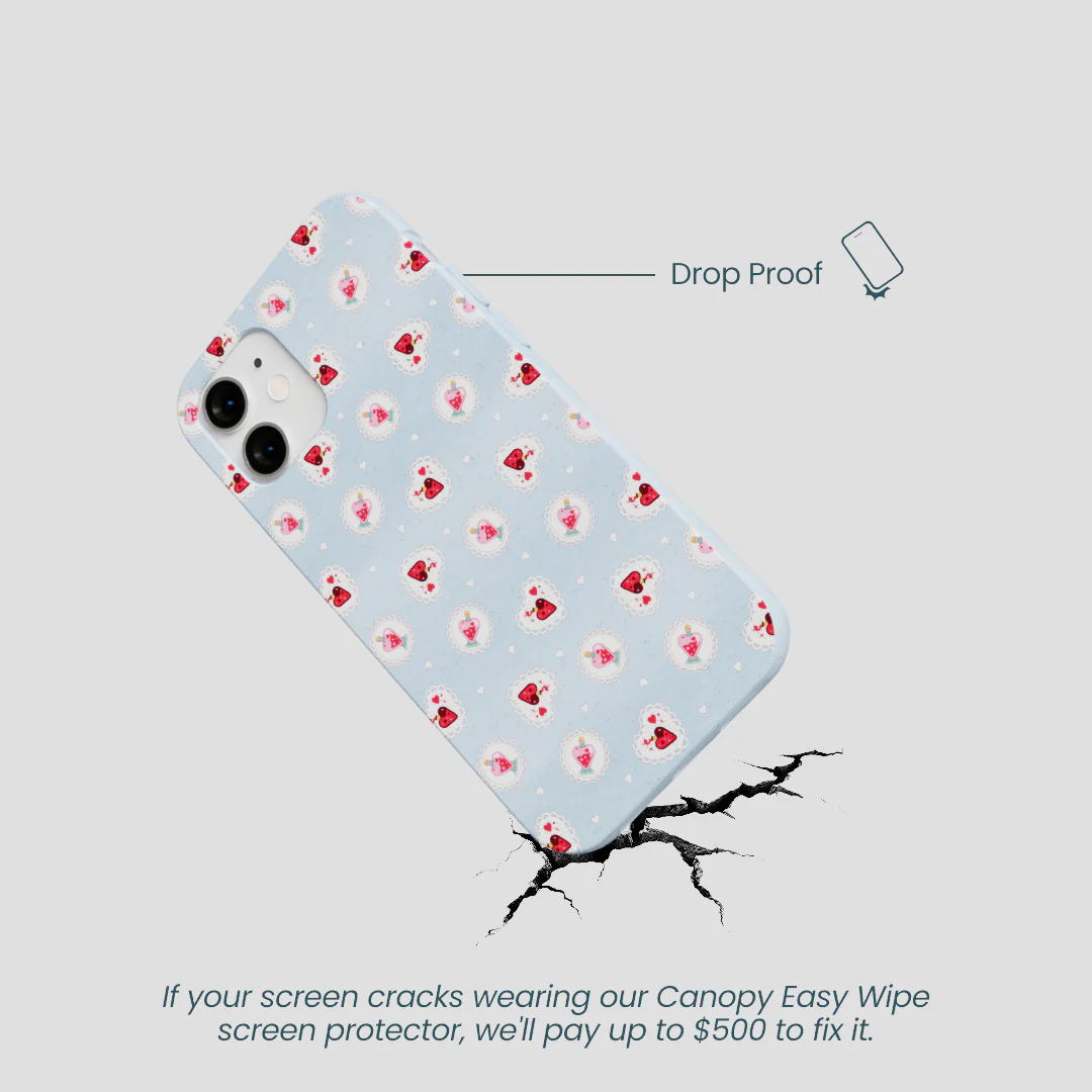 Powder Blue Love Potion iPhone 12 Mini Case - Image 5
