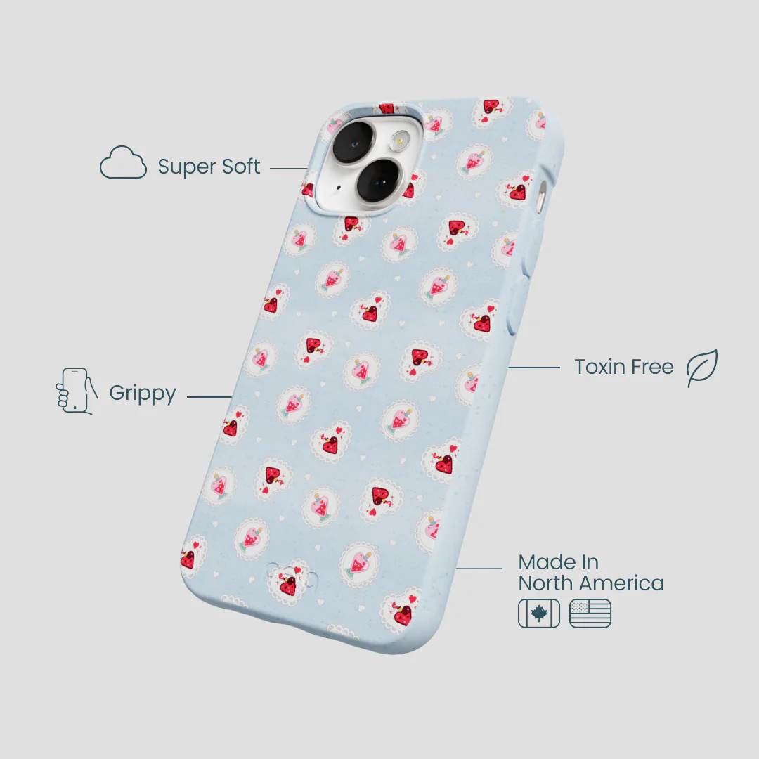 Powder Blue Love Potion iPhone 13 Case - Image 4
