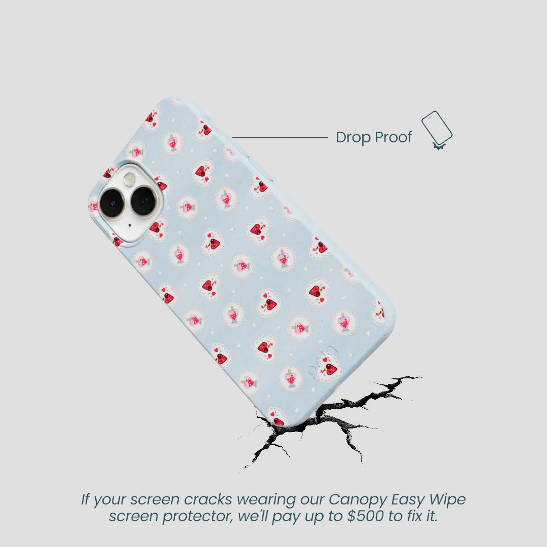 Powder Blue Love Potion iPhone 13 Mini Case - Image 5