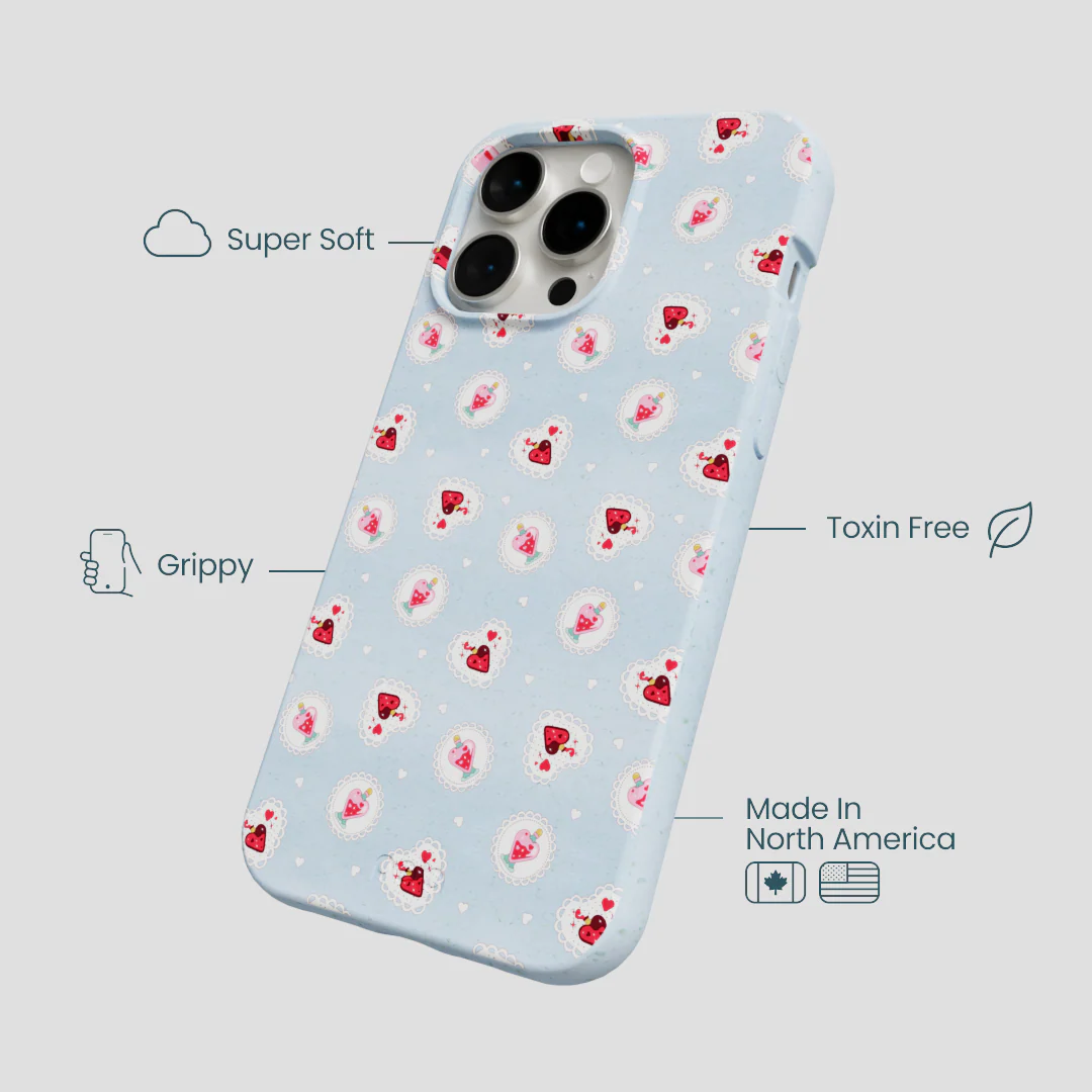 Powder Blue Love Potion iPhone 14 Pro Max Case - Image 4