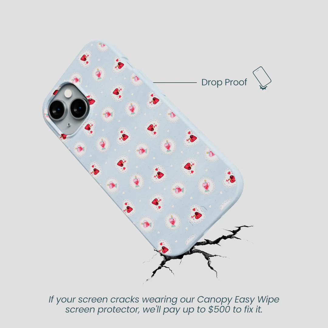 Powder Blue Love Potion iPhone 15 Case - Image 5