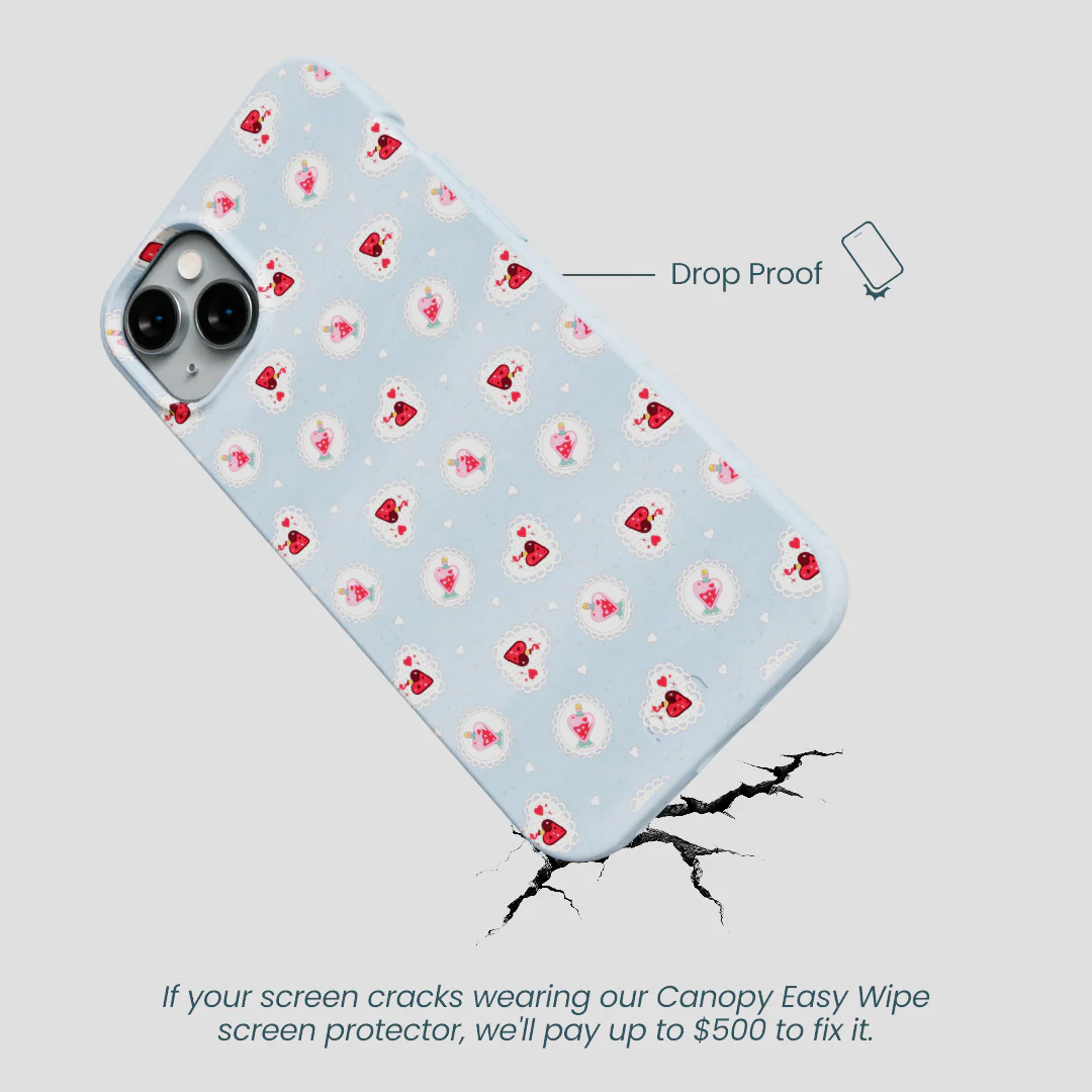 Powder Blue Love Potion iPhone 15 Plus Case - Image 5