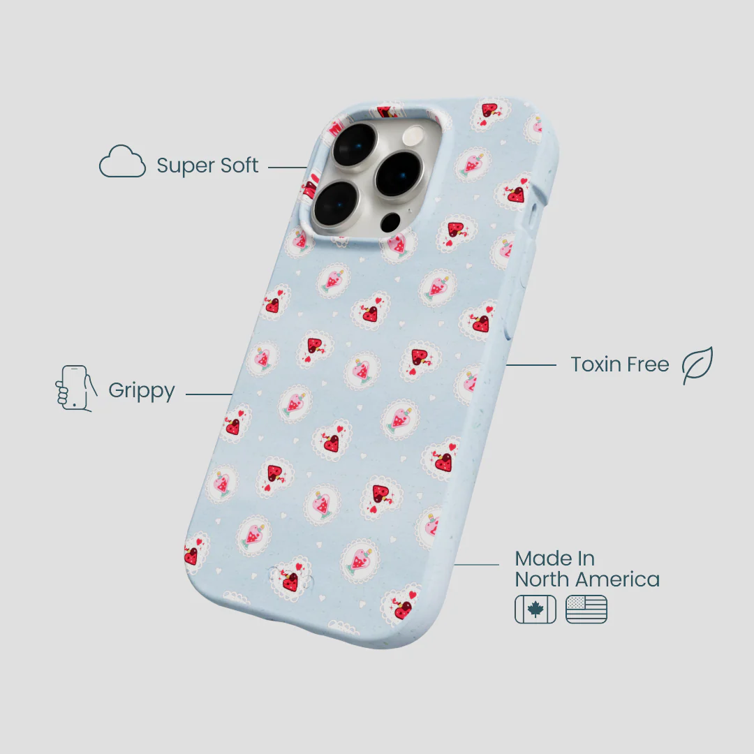 Powder Blue Love Potion iPhone 15 Pro Case - Image 4