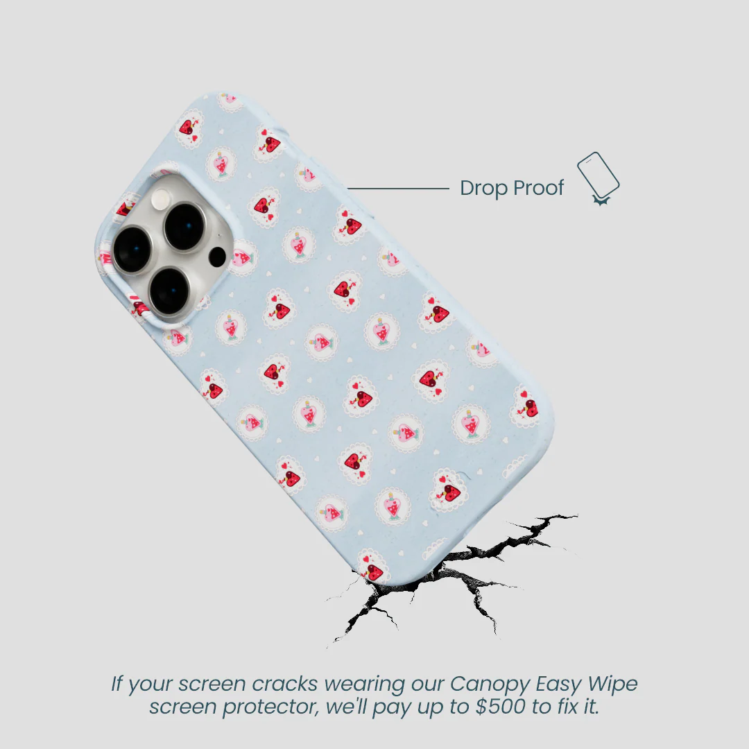 Powder Blue Love Potion iPhone 15 Pro Case - Image 5