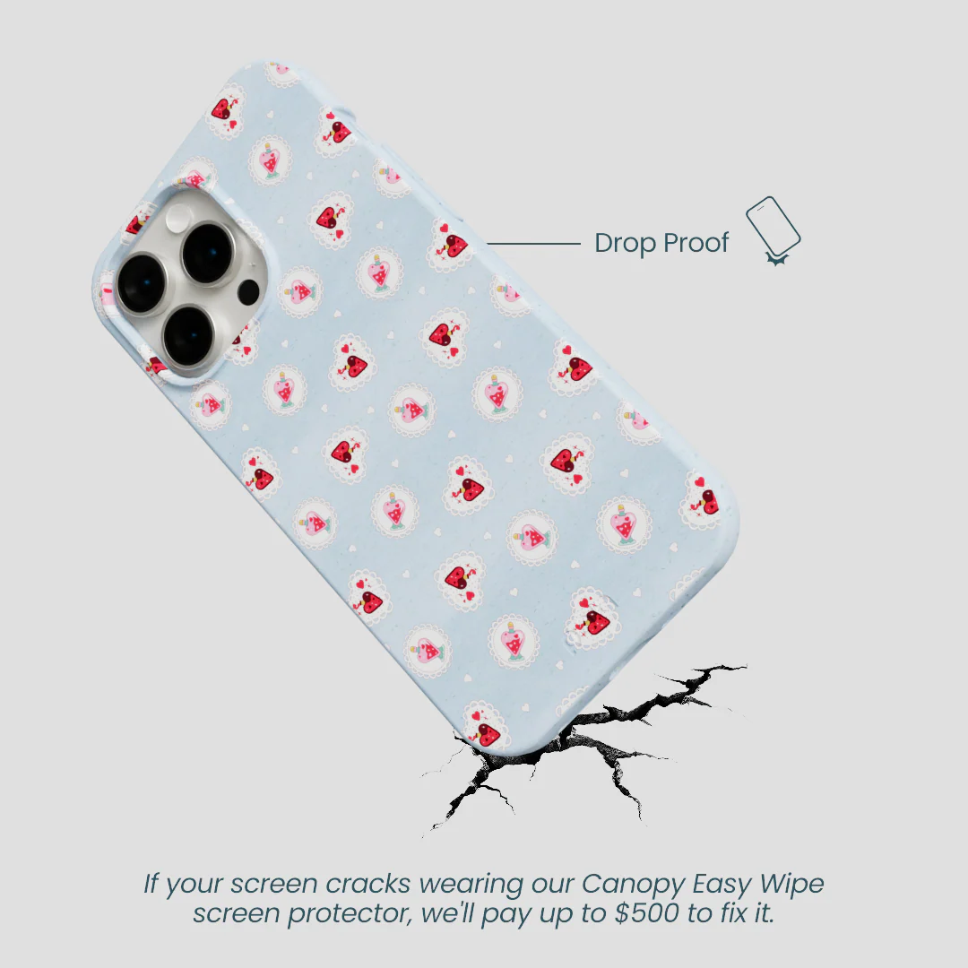 Powder Blue Love Potion iPhone 15 Pro Max Case - Image 5