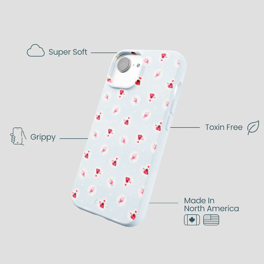 Powder Blue Love Potion iPhone 16e/17e Case - Image 4
