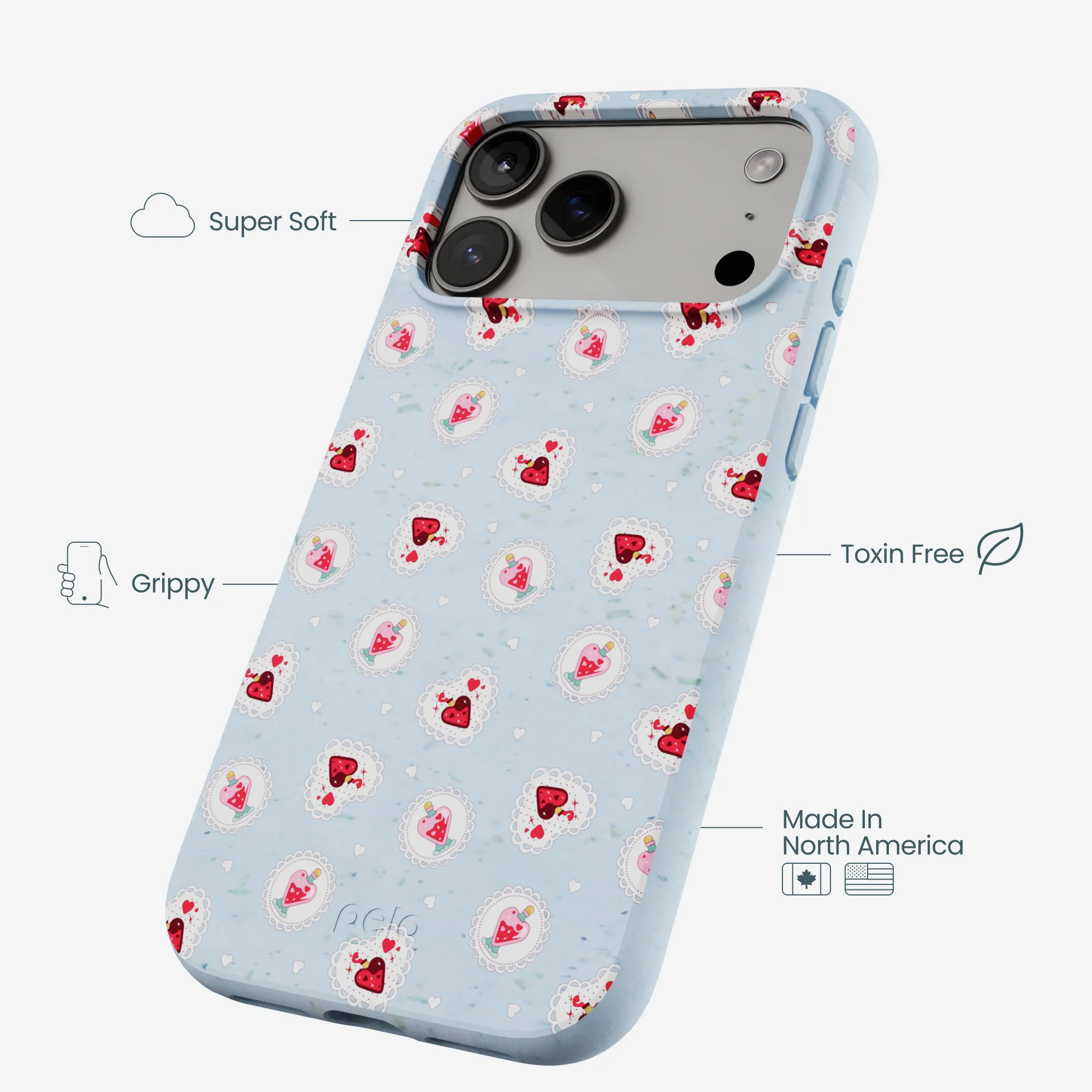 Powder Blue Love Potion iPhone 17 Pro Max Case - Image 4