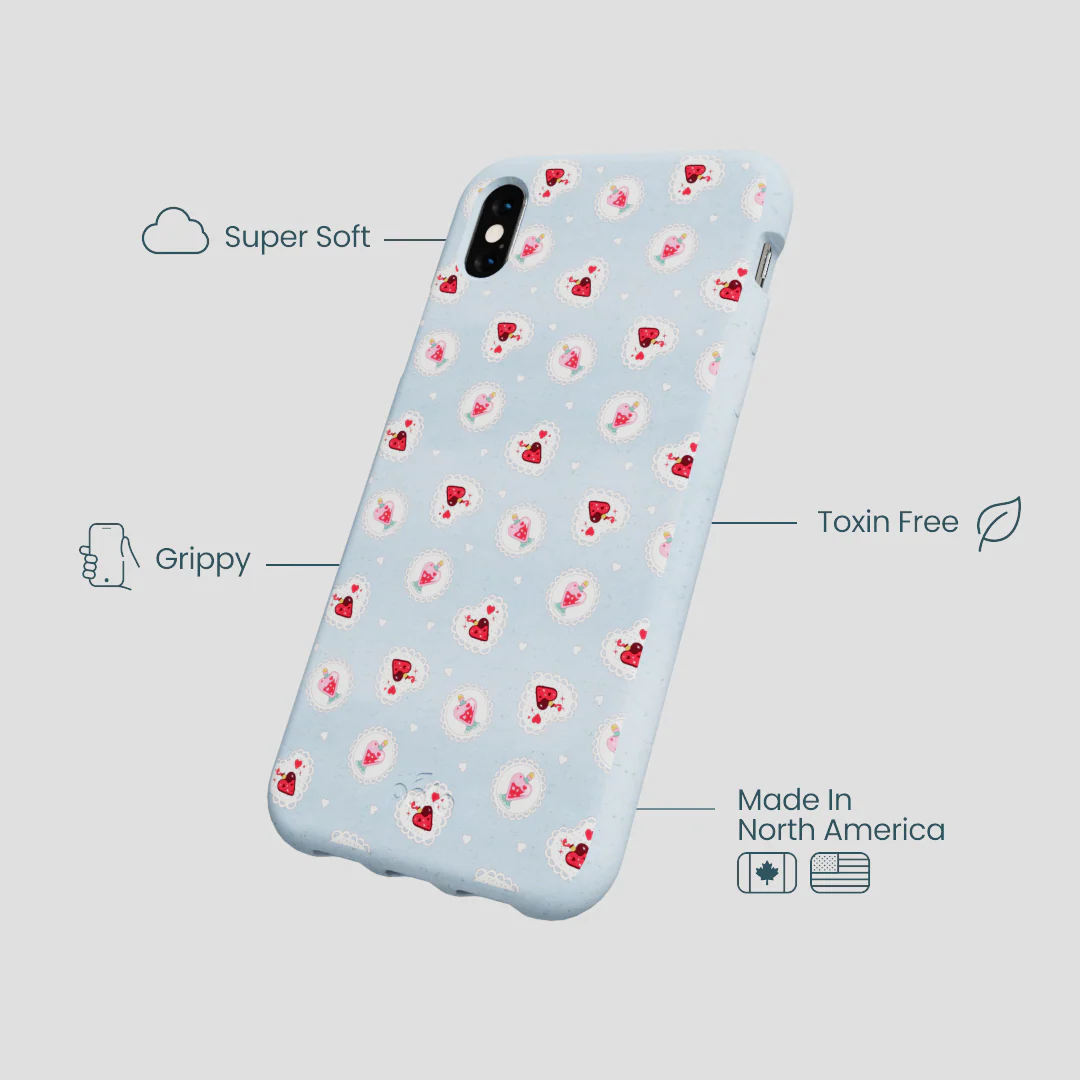 Powder Blue Love Potion iPhone XR Case - Image 4