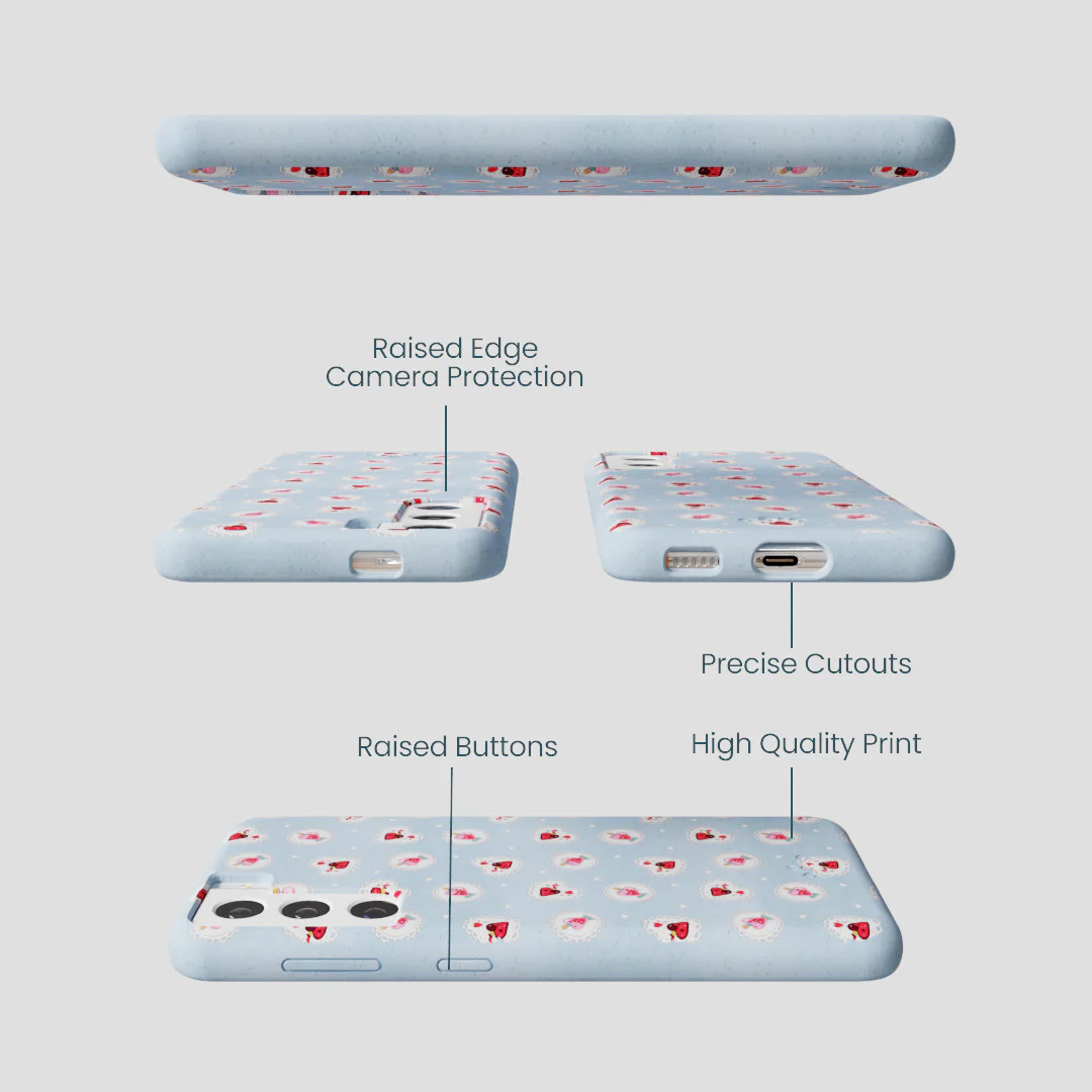 Powder Blue Love Potion Samsung Galaxy S21 Case - Image 3