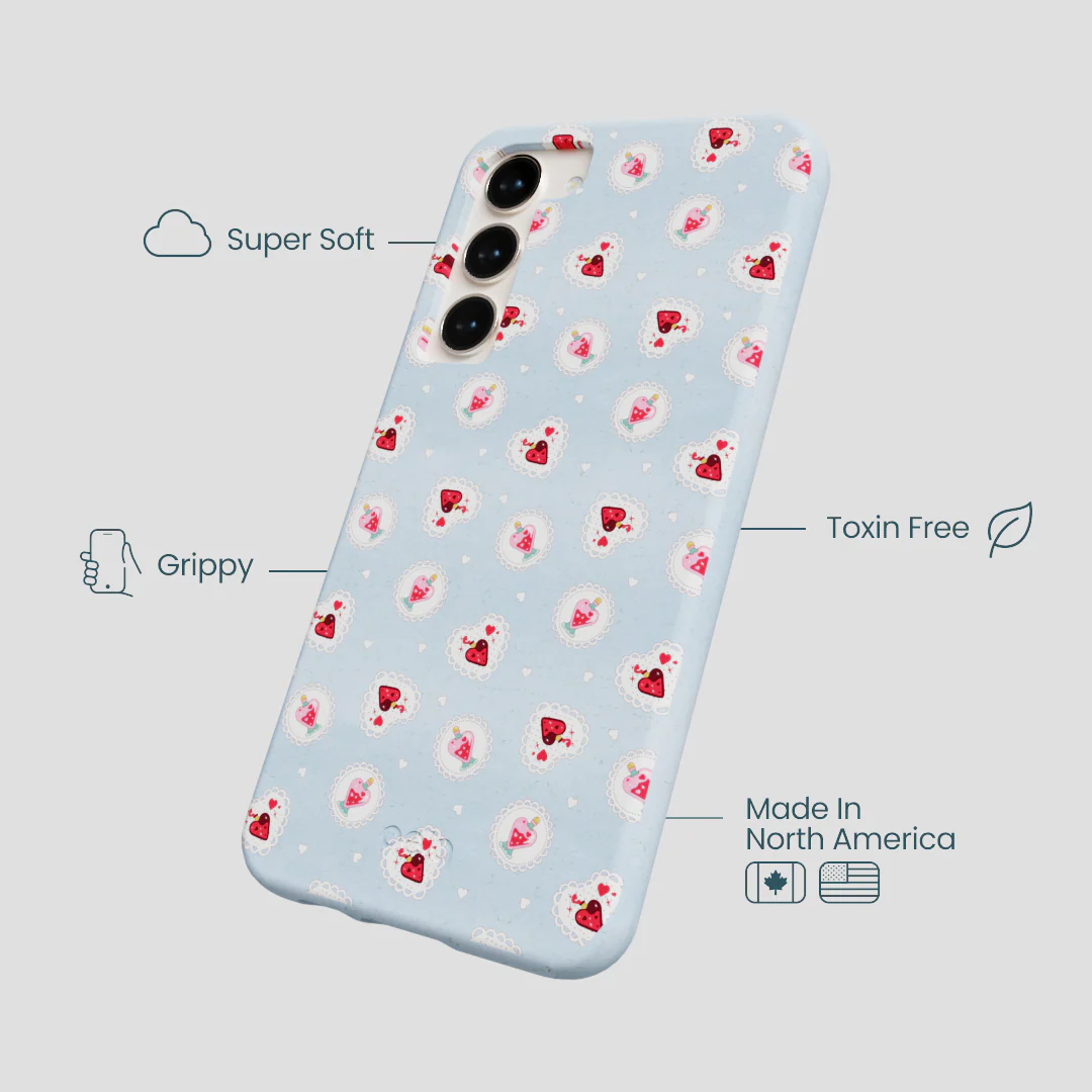 Powder Blue Love Potion Samsung Galaxy S23+(Plus) Case - Image 4