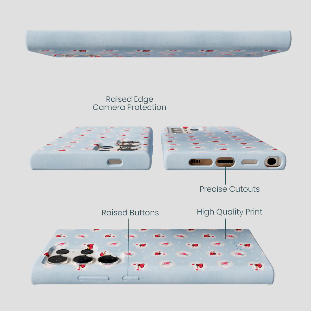 Powder Blue Love Potion Samsung Galaxy S24 Ultra Case - Image 3