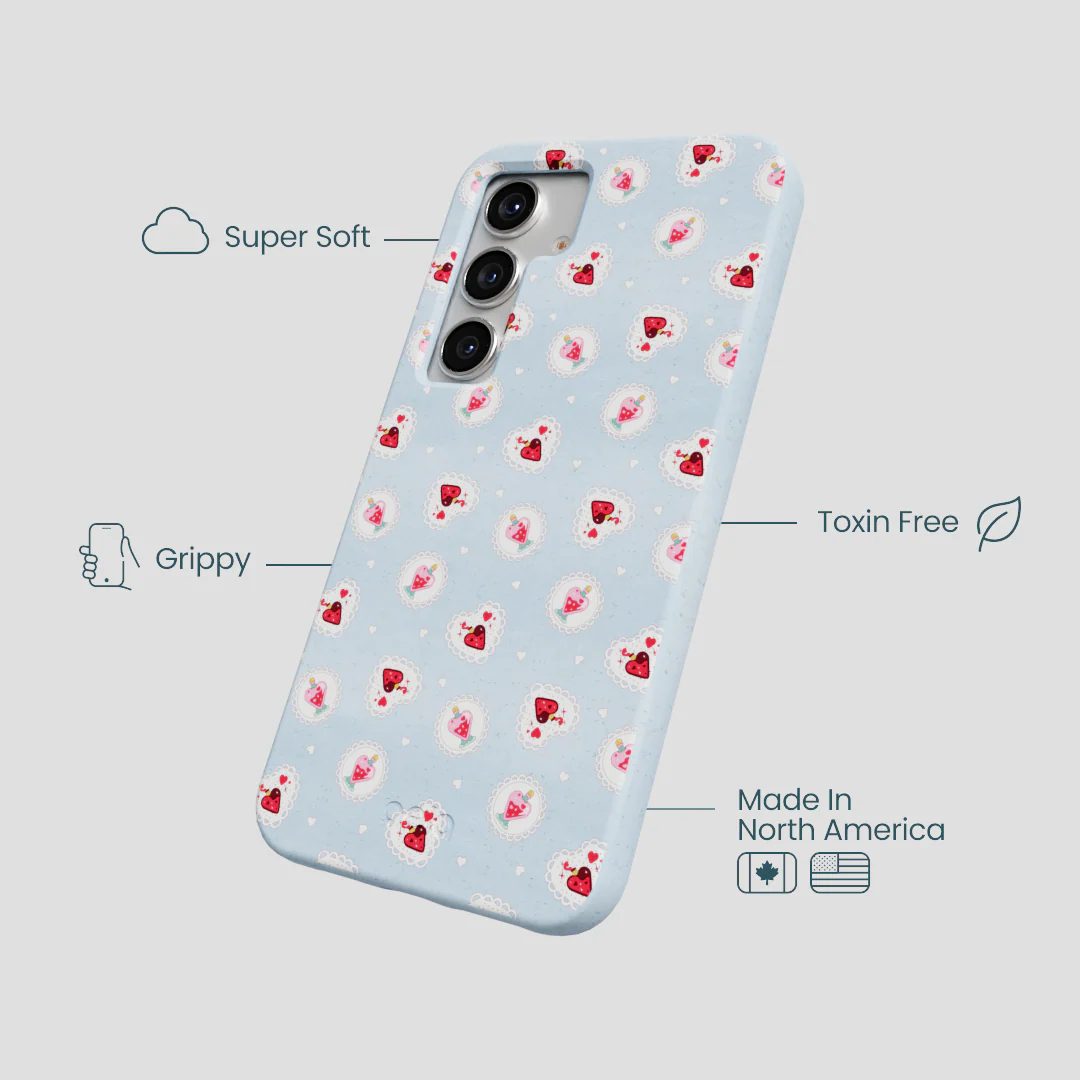 Powder Blue Love Potion Samsung Galaxy S25 Case - Image 4