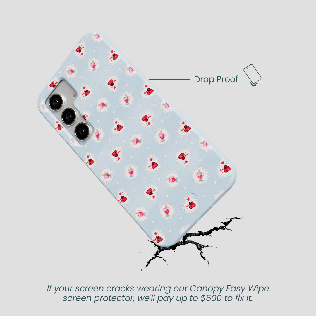 Powder Blue Love Potion Samsung Galaxy S25 Case - Image 5