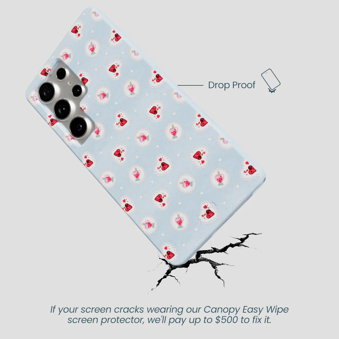 Powder Blue Love Potion Samsung Galaxy S25 Ultra Case - Image 5
