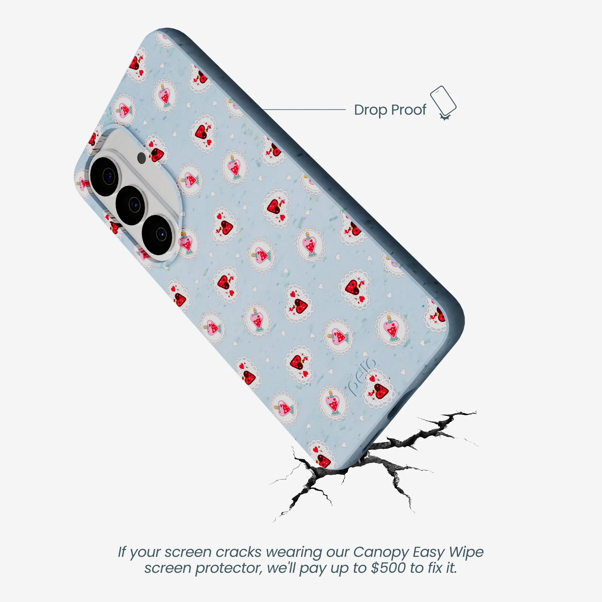 Powder Blue Love Potion Samsung Galaxy S26 Case - Image 5