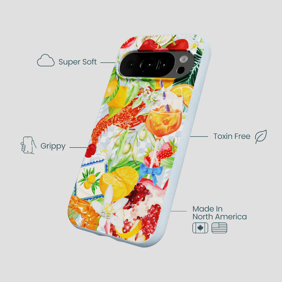 Powder Blue Mediterranean Summers Google Pixel 10/10 Pro Case - Image 4