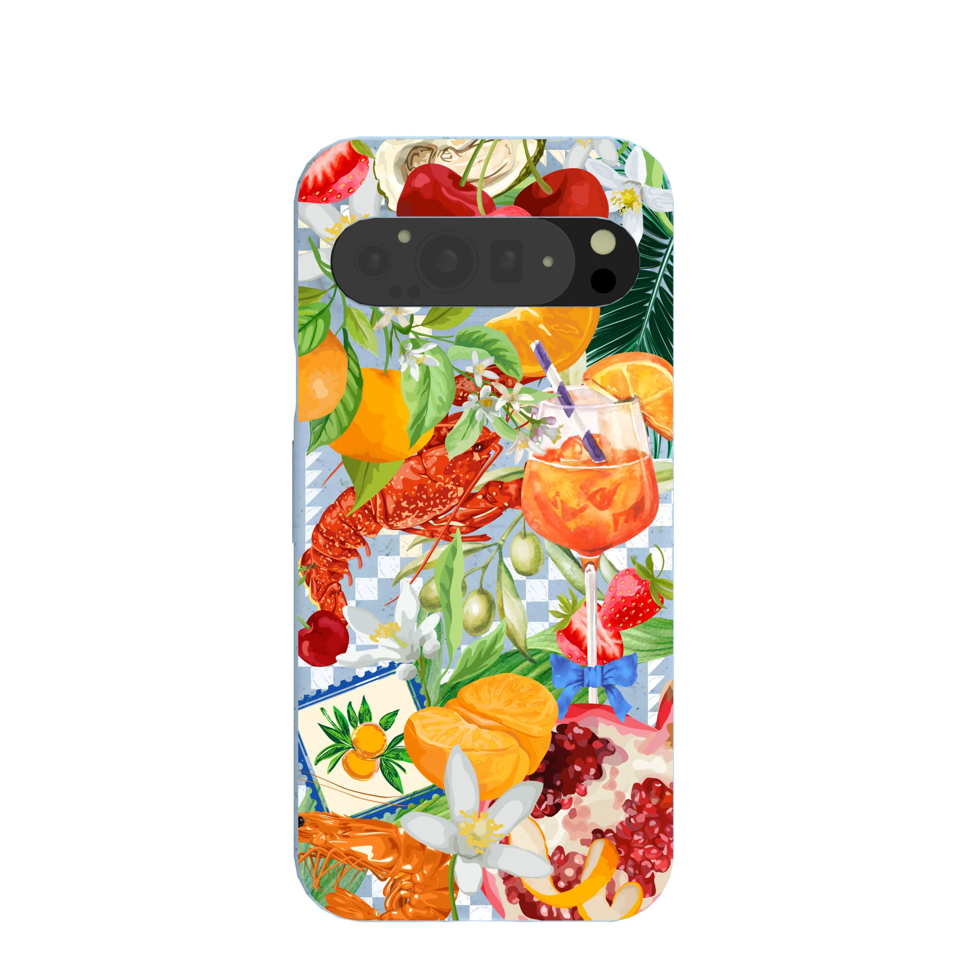Powder Blue Mediterranean Summers Google Pixel 9 Pro XL Case
