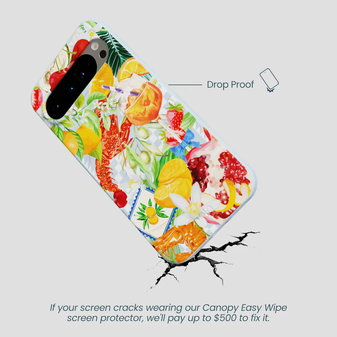 Powder Blue Mediterranean Summers Google Pixel 9 Pro XL Case - Image 5