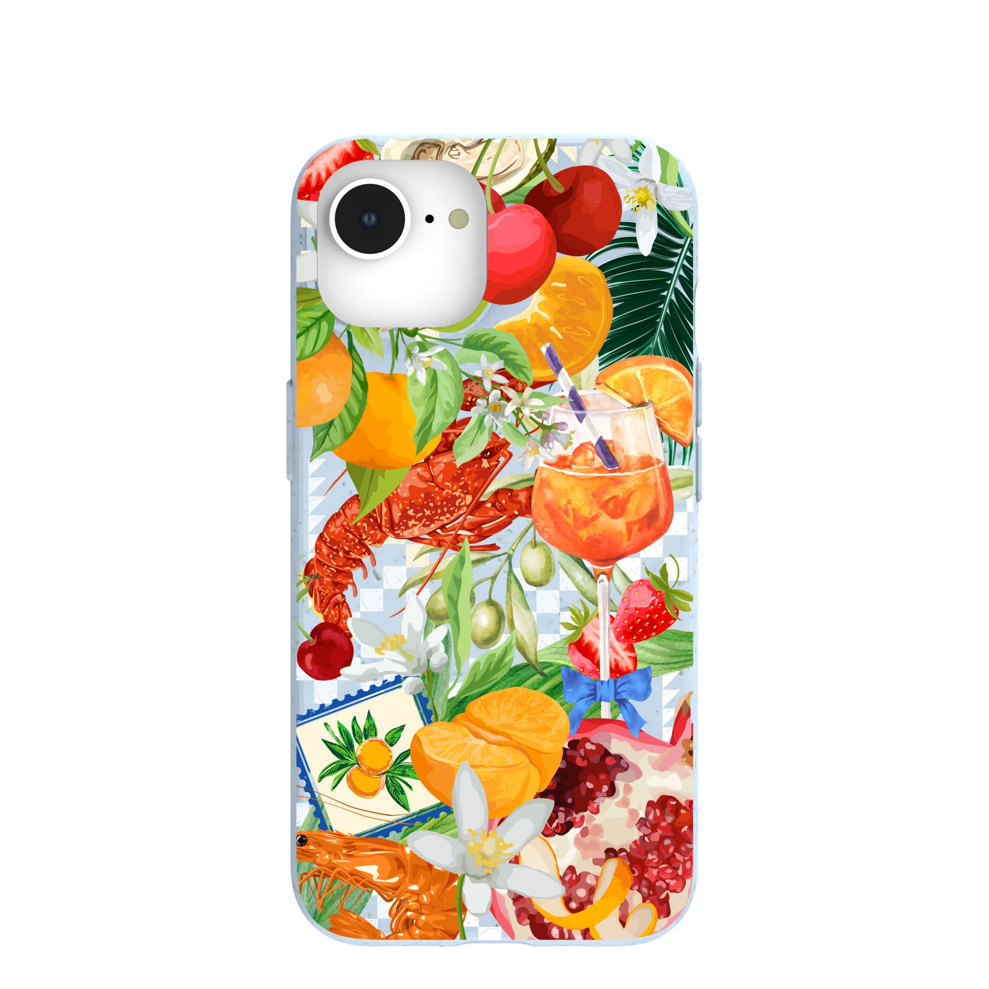 Powder Blue Mediterranean Summers iPhone 16e/17e Case