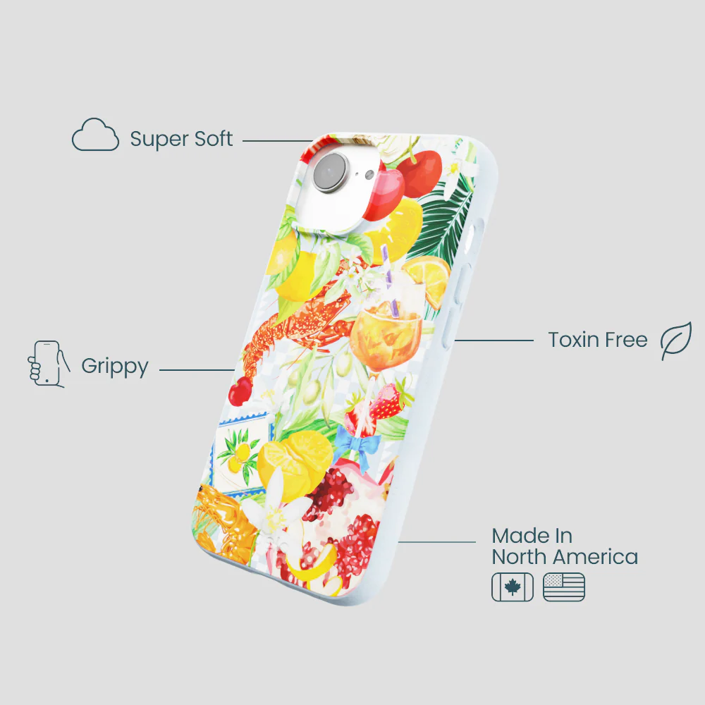 Powder Blue Mediterranean Summers iPhone 16e/17e Case - Image 4