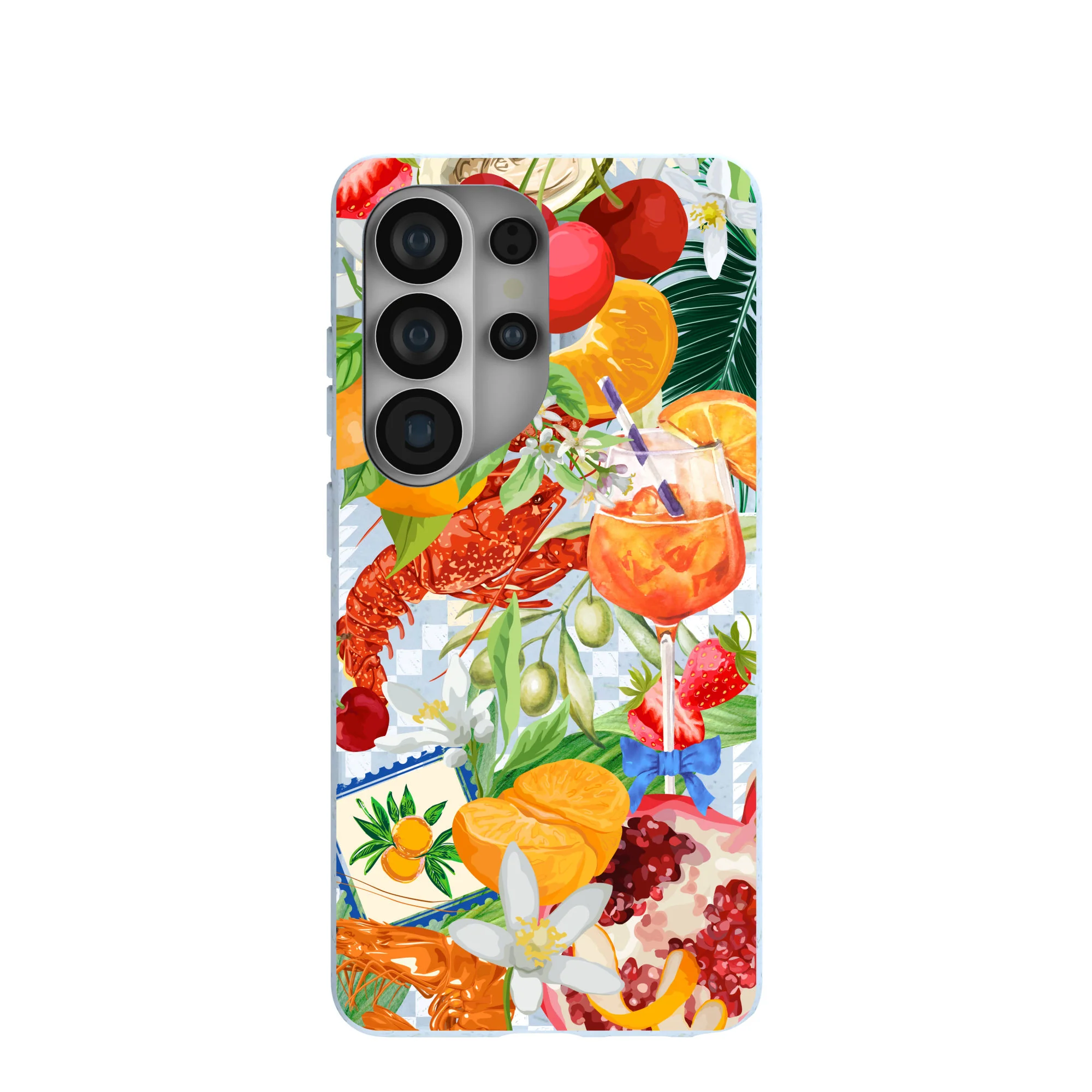 Powder Blue Mediterranean Summers Samsung Galaxy S26 Ultra Case