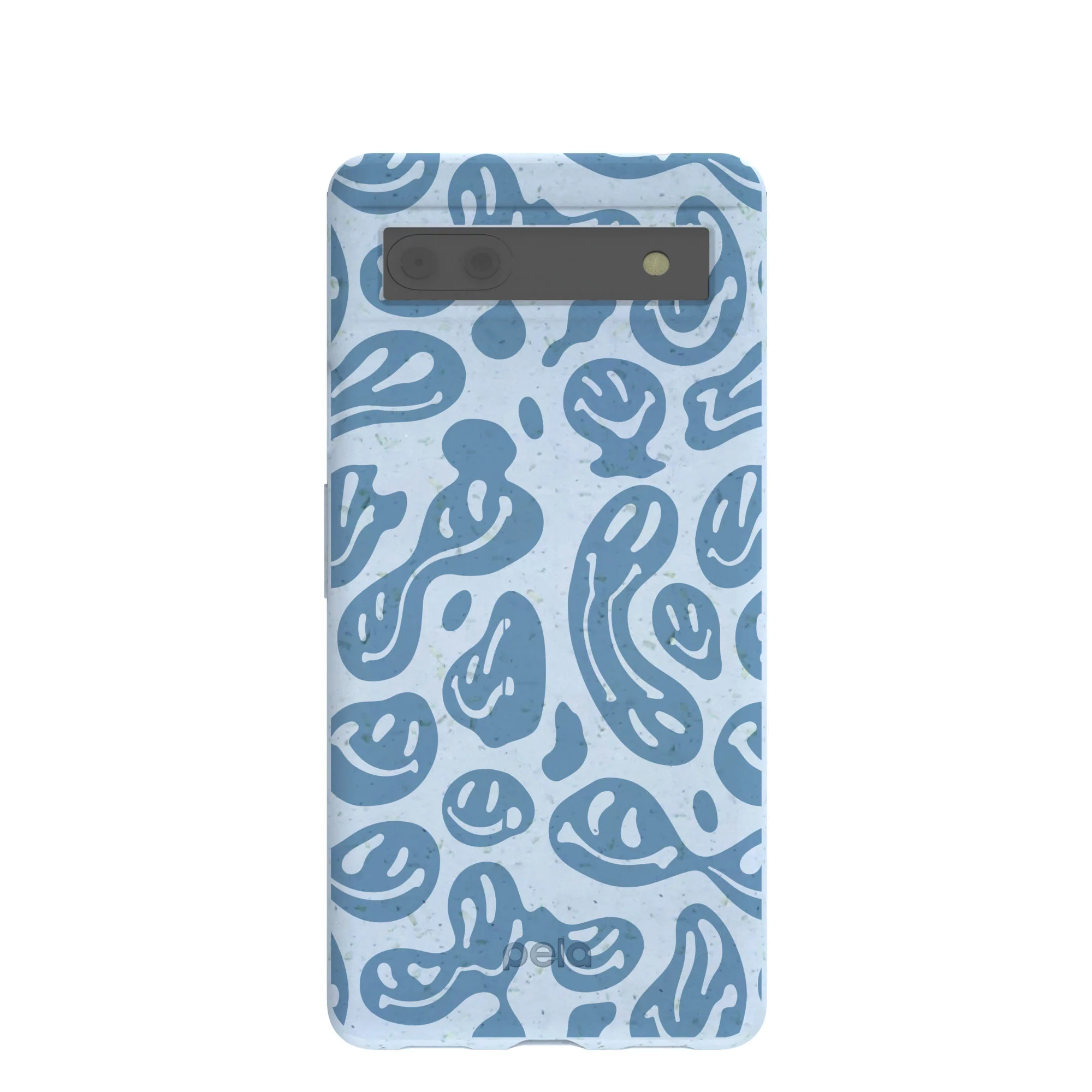 Powder Blue Melting Faces Google Pixel 6a Case
