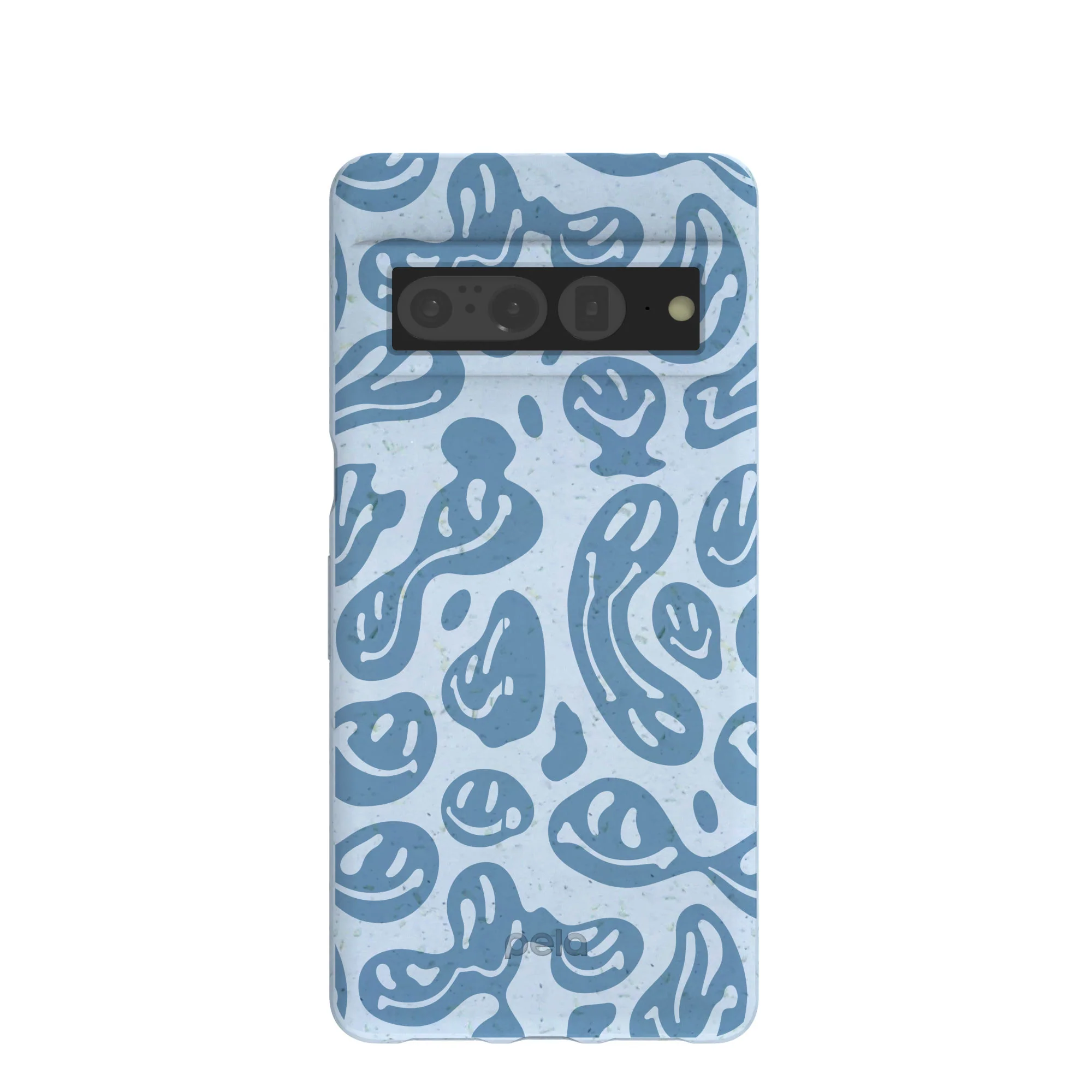 Powder Blue Melting Faces Google Pixel 7 Pro Case