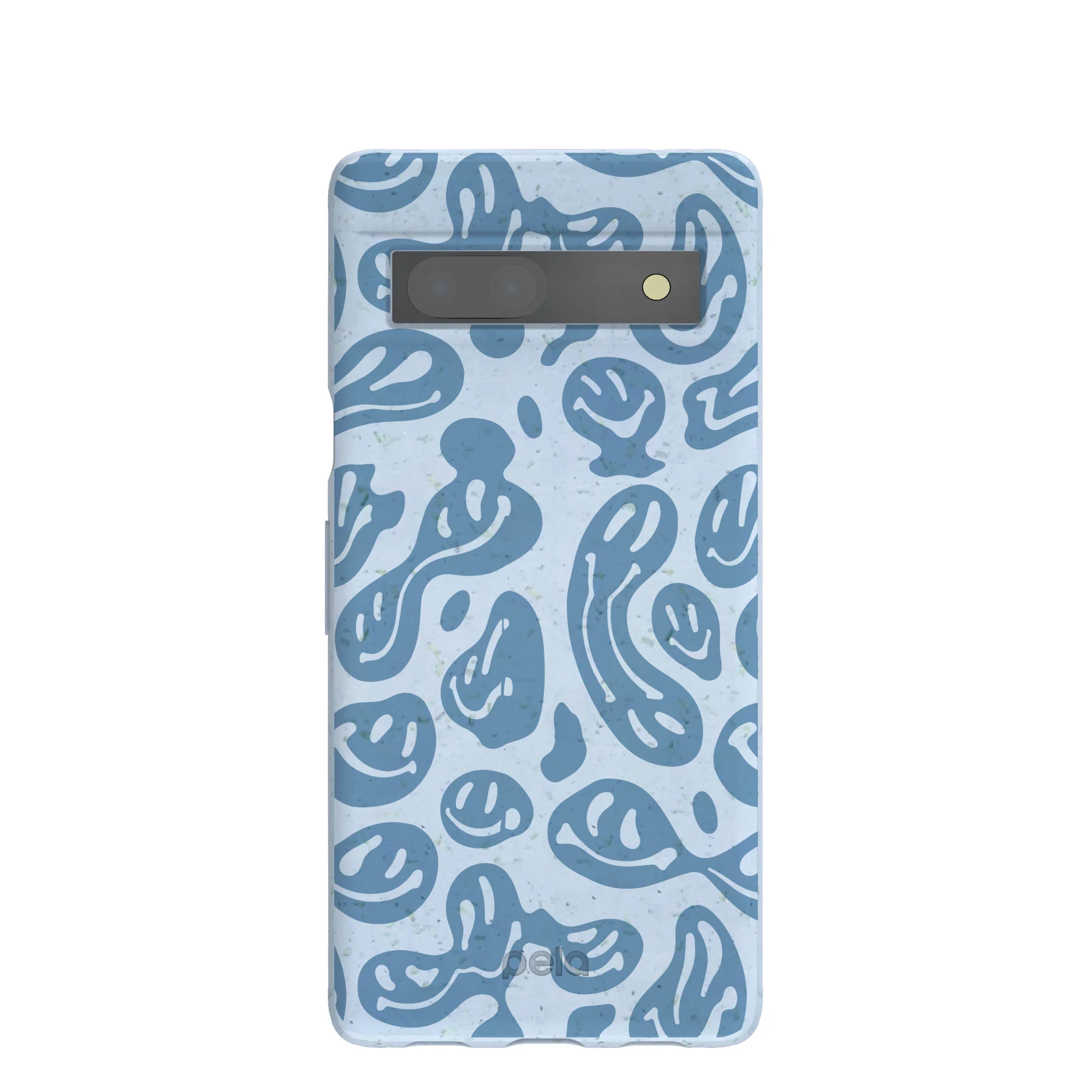 Powder Blue Melting Faces Google Pixel 7a Case