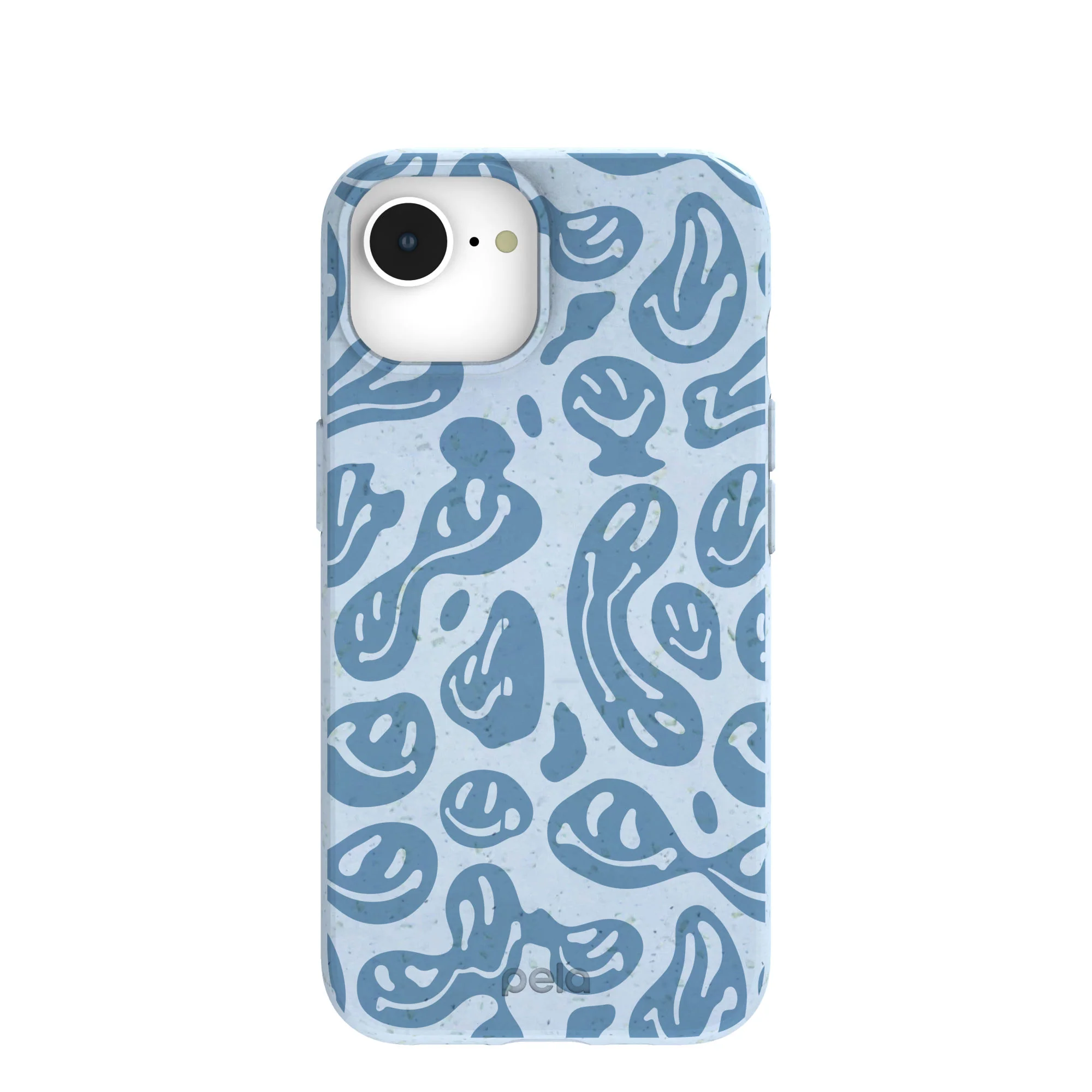 Powder Blue Melting Faces iPhone 16e/17e Case