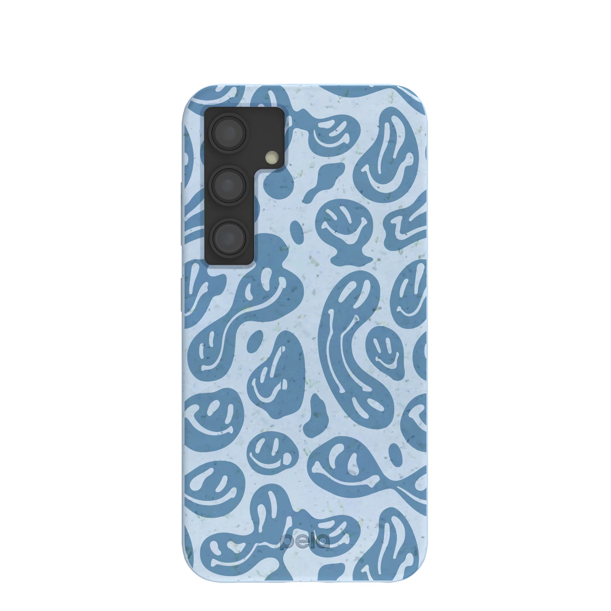 Powder Blue Melting Faces Samsung Galaxy S24 Case