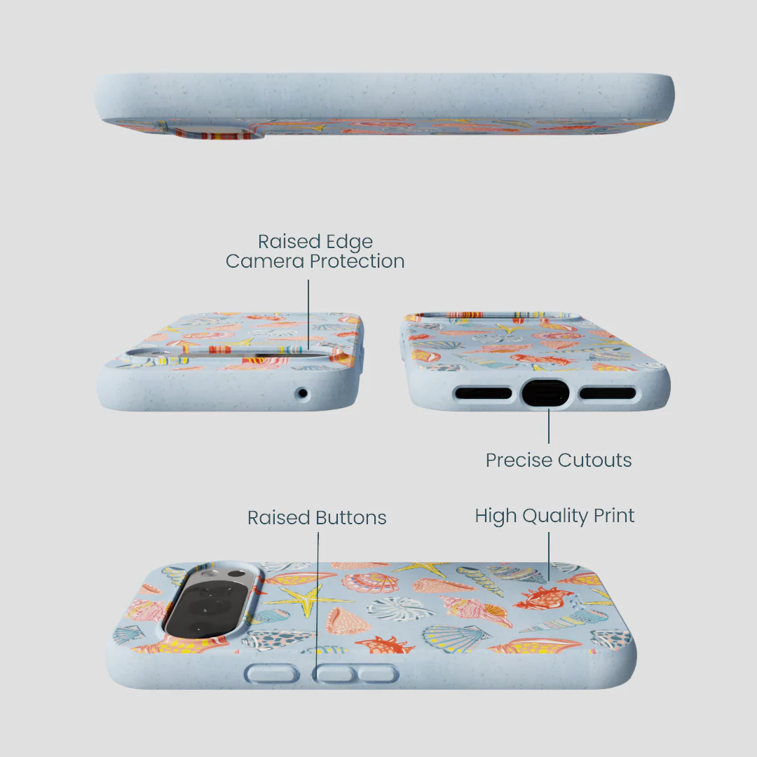 Powder Blue Mermaid Finds Google Pixel 10/10 Pro Case - Image 3