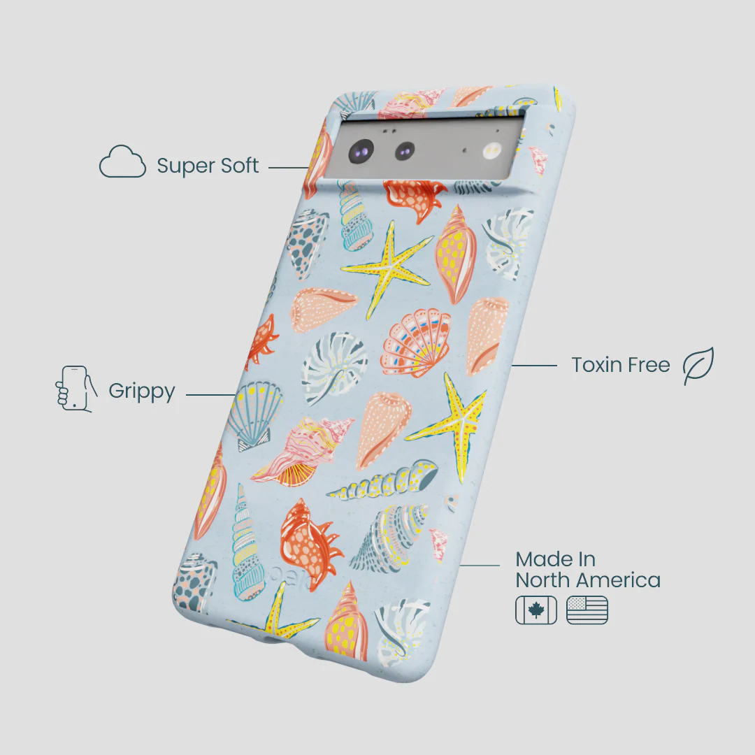 Powder Blue Mermaid Finds Google Pixel 6 Case - Image 4