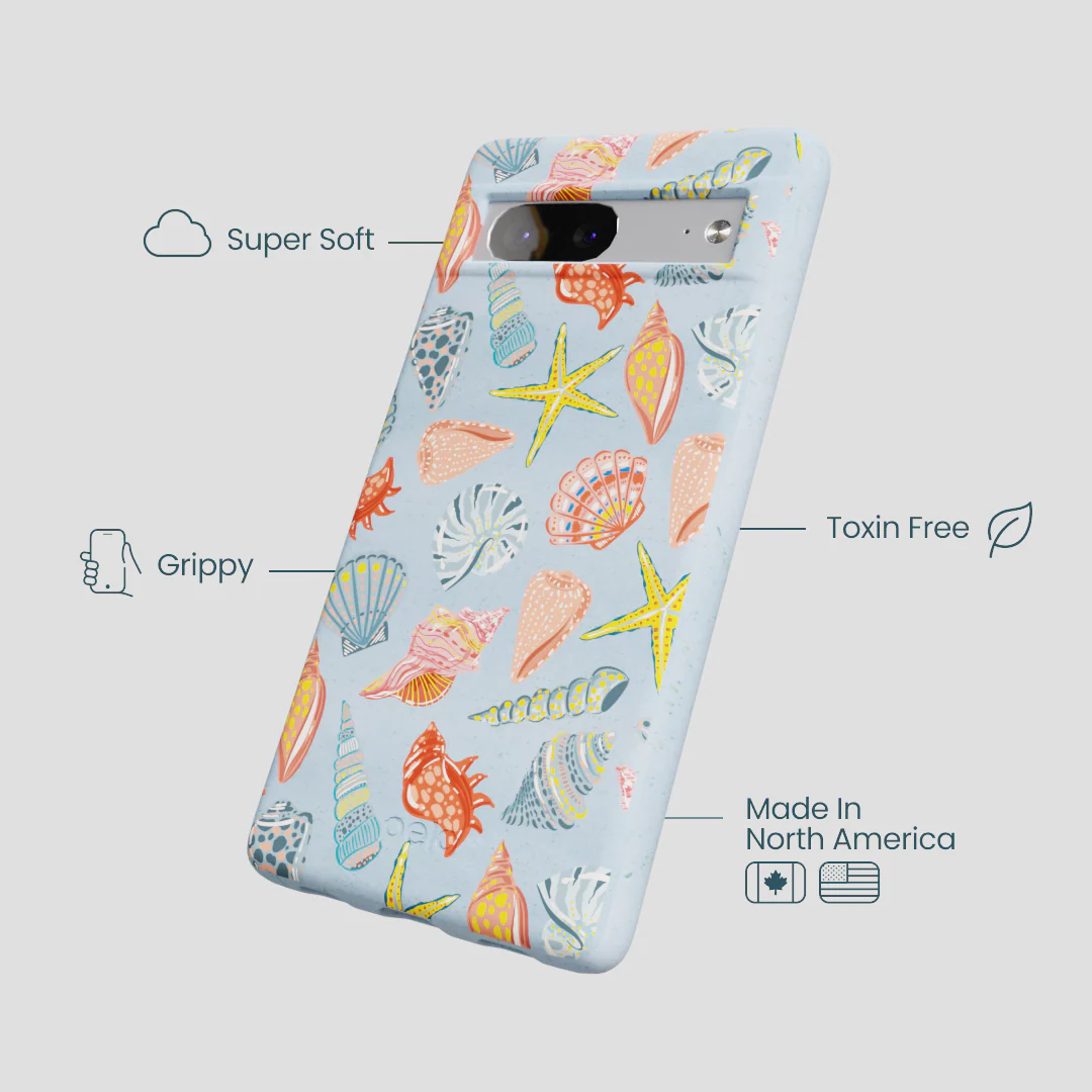Powder Blue Mermaid Finds Google Pixel 7a Case - Image 4