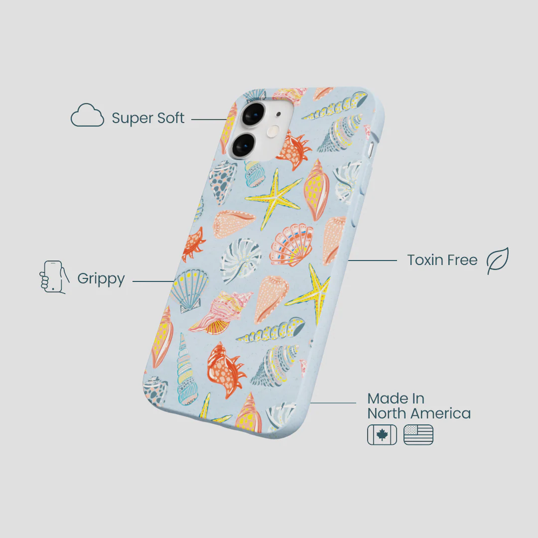 Powder Blue Mermaid Finds iPhone 12 Mini Case - Image 4