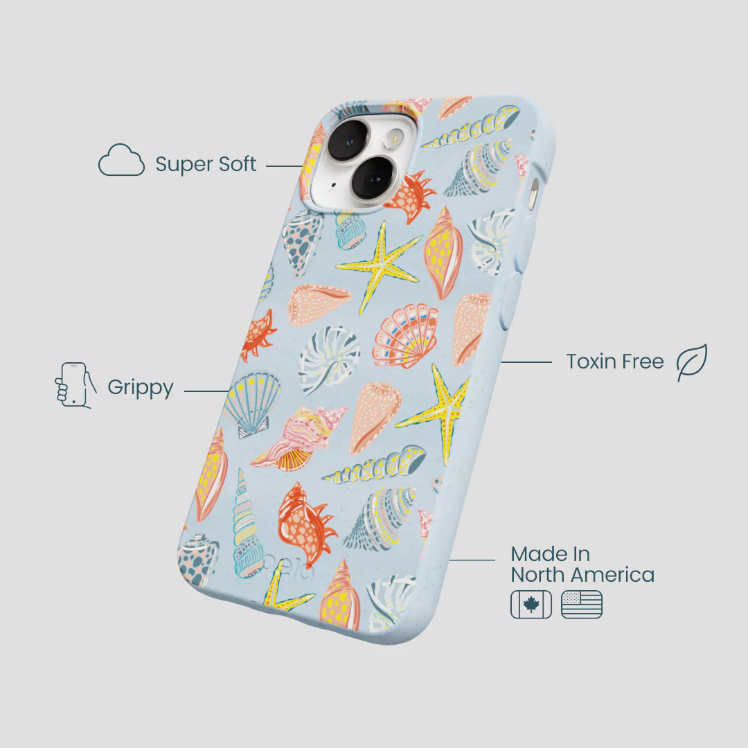 Powder Blue Mermaid Finds iPhone 13 Case - Image 4