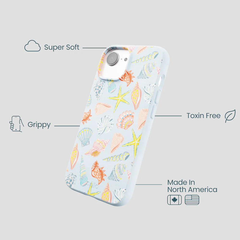 Powder Blue Mermaid Finds iPhone 16e/17e Case - Image 4
