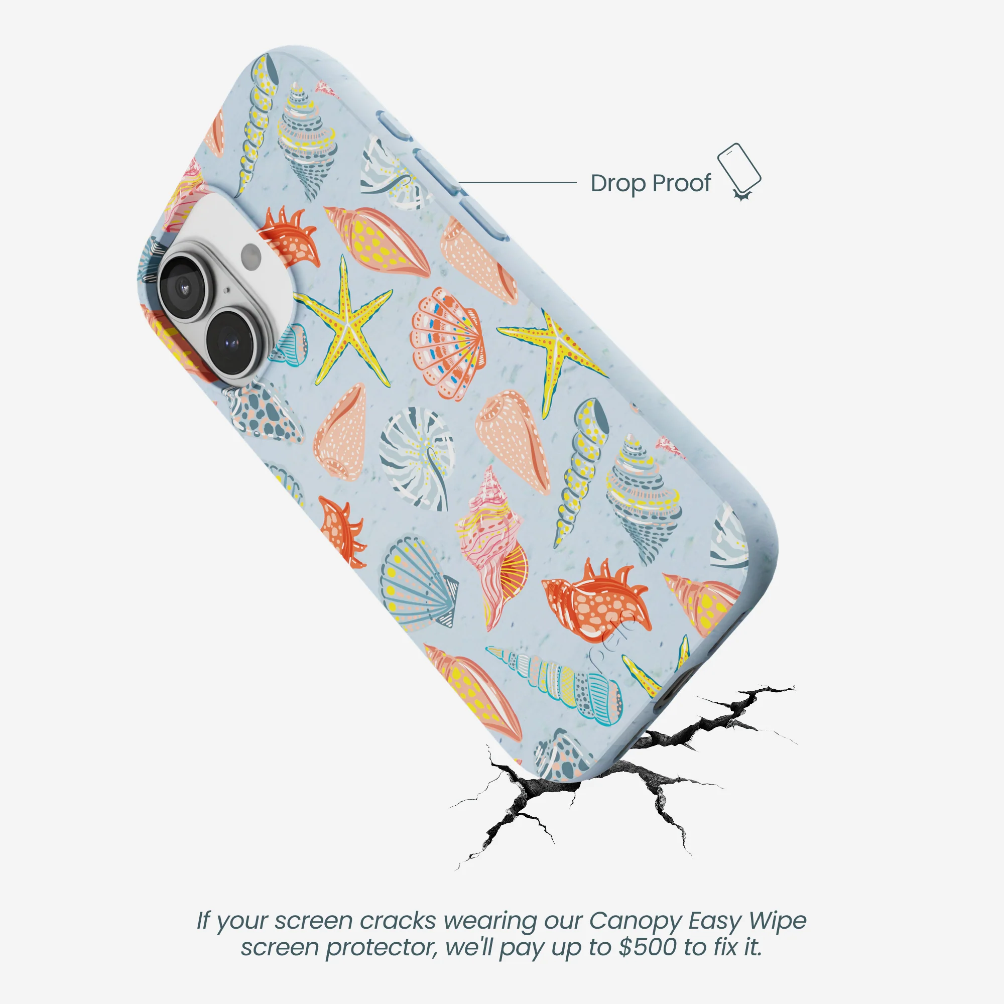 Powder Blue Mermaid Finds iPhone 17 Case - Image 4