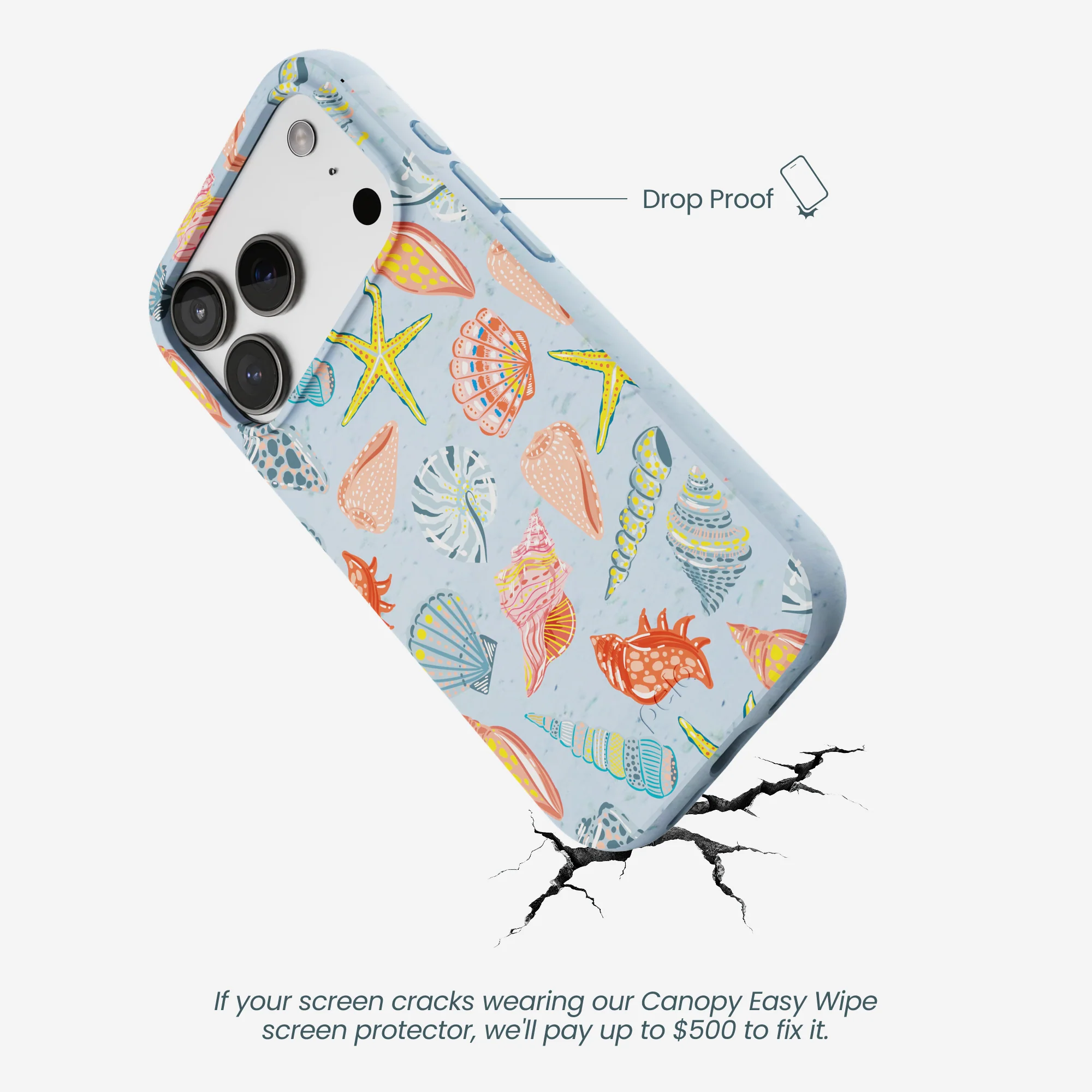Powder Blue Mermaid Finds iPhone 17 Pro Case - Image 5