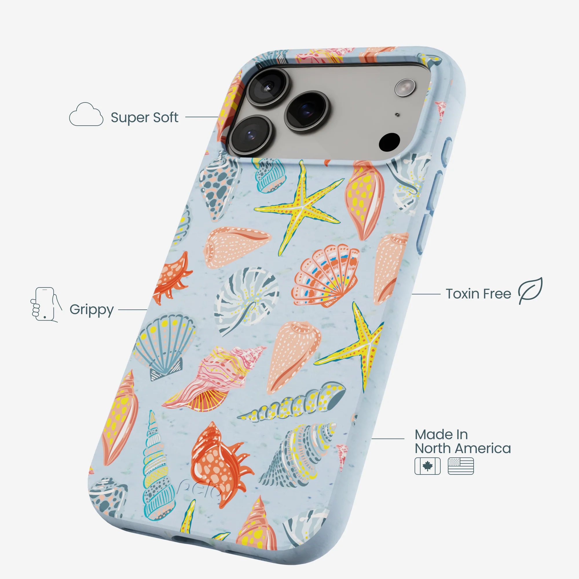 Powder Blue Mermaid Finds iPhone 17 Pro Max Case - Image 4