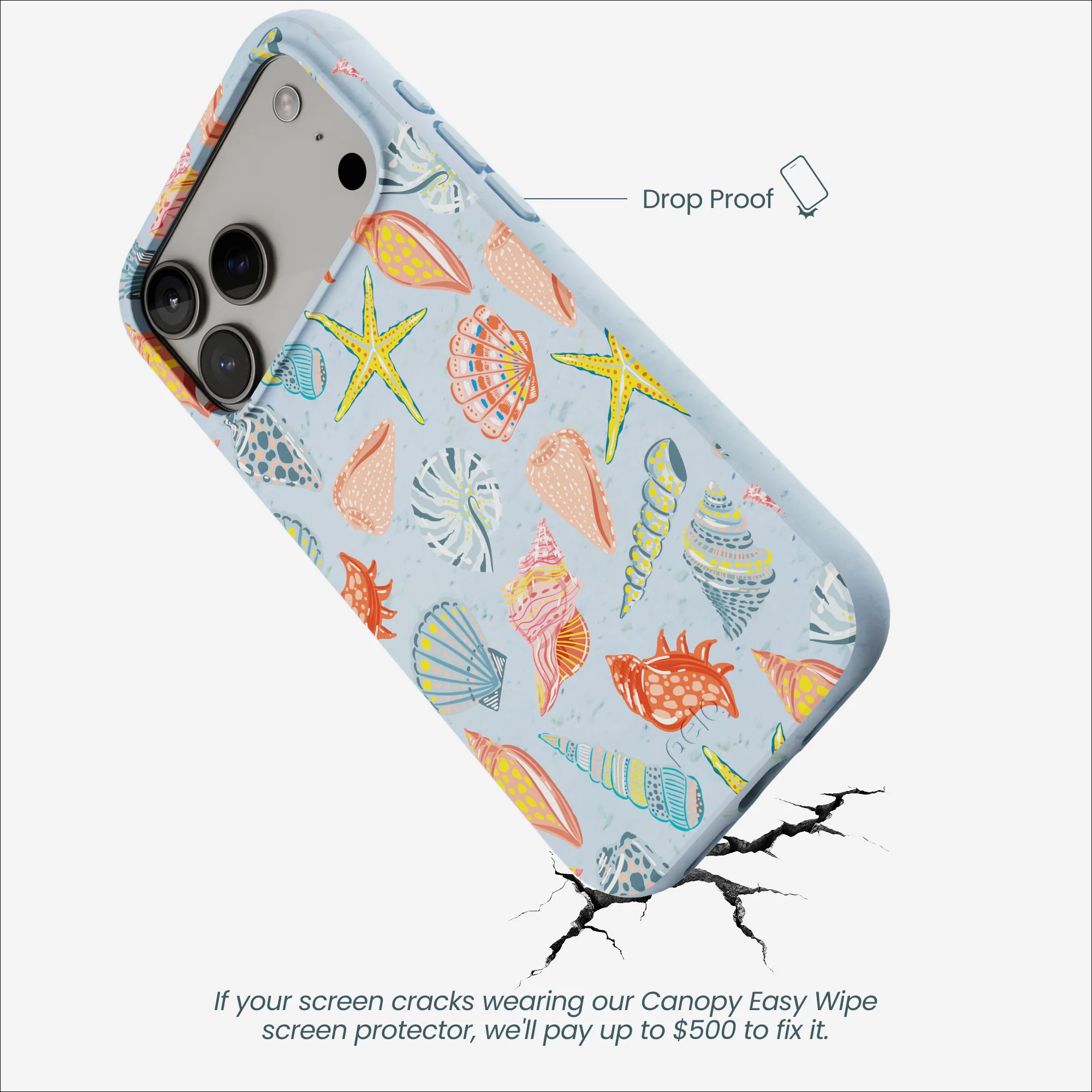 Powder Blue Mermaid Finds iPhone 17 Pro Max Case - Image 5