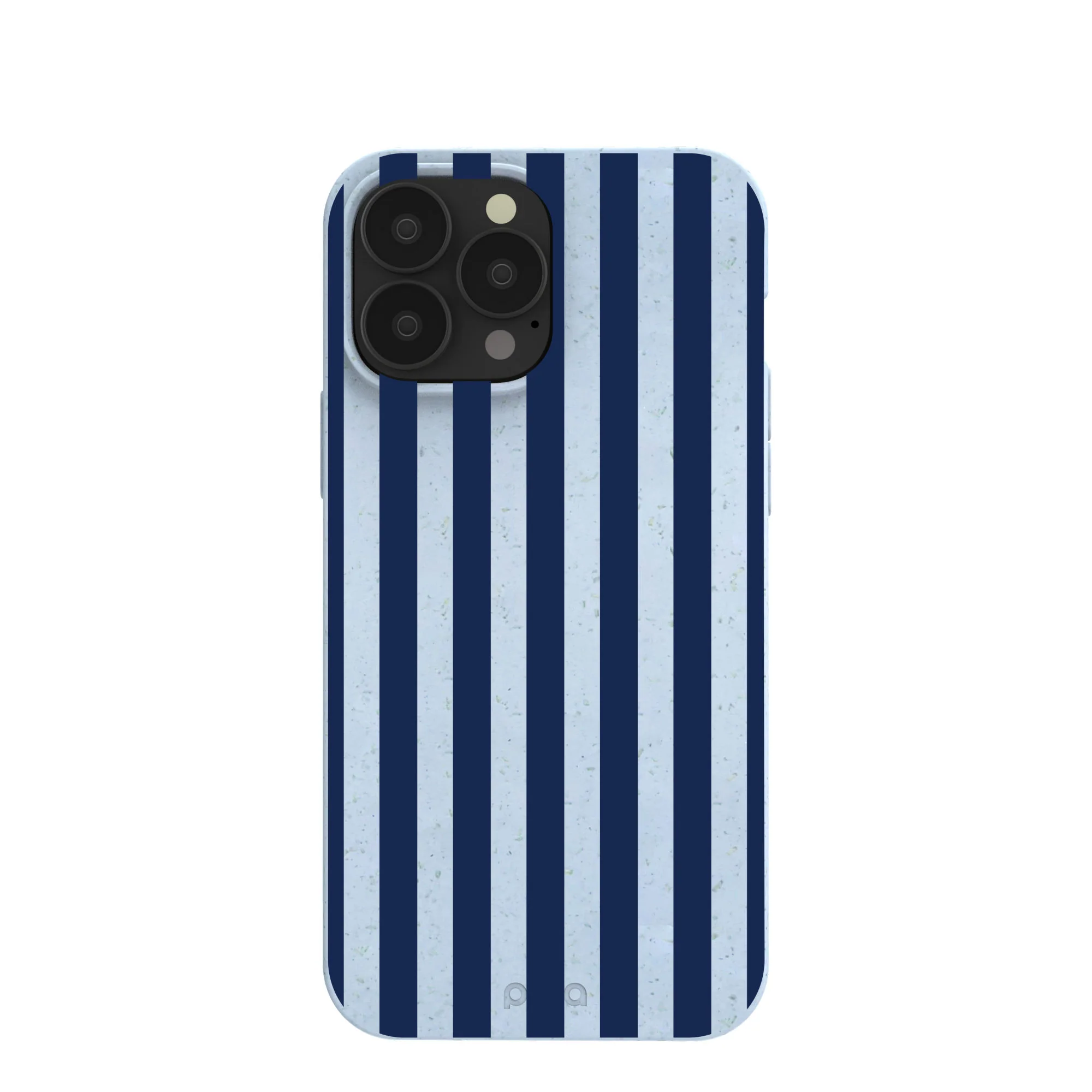 Powder Blue Navy Stripes iPhone 13 Pro Max Case