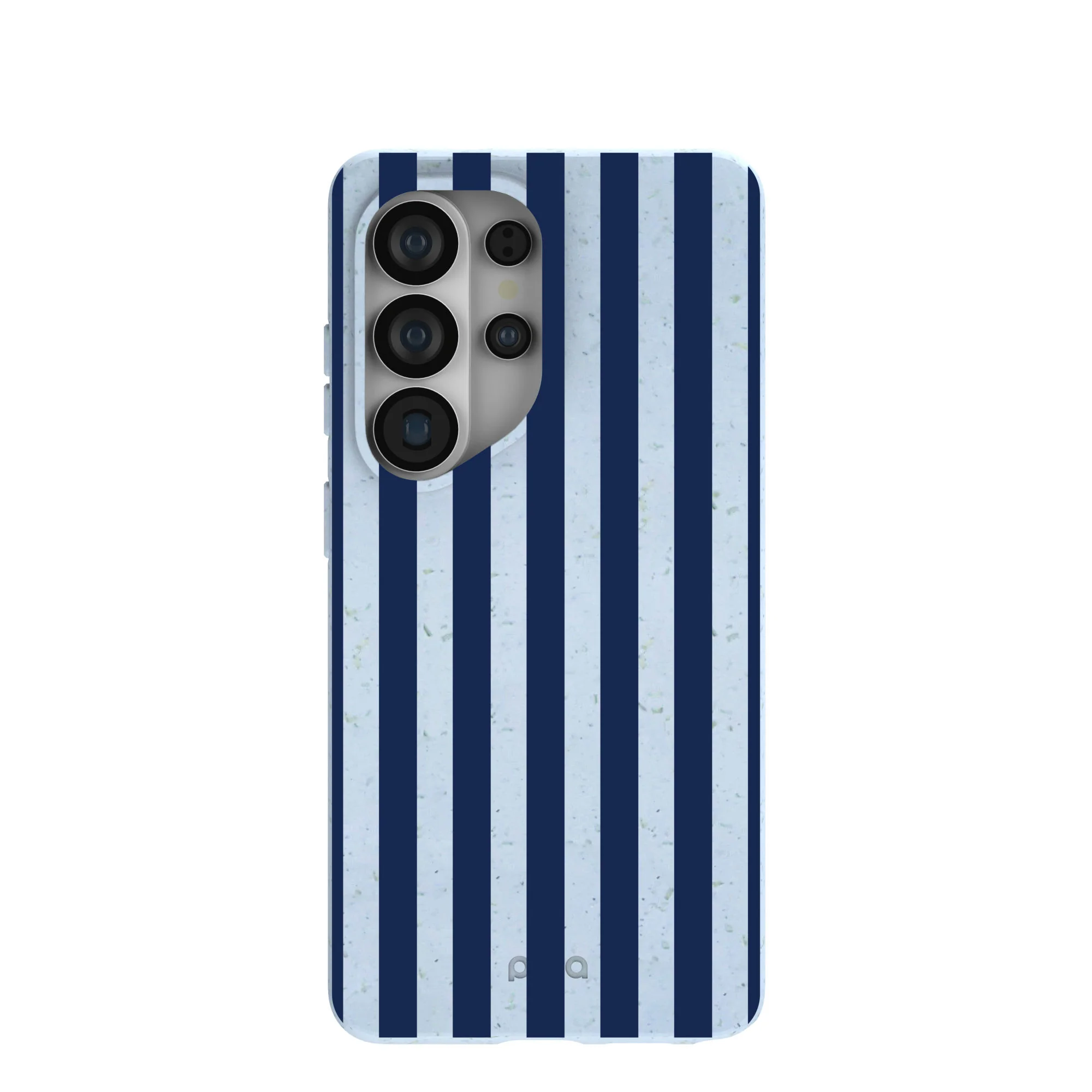 Powder Blue Navy Stripes Samsung Galaxy S26 Ultra Case