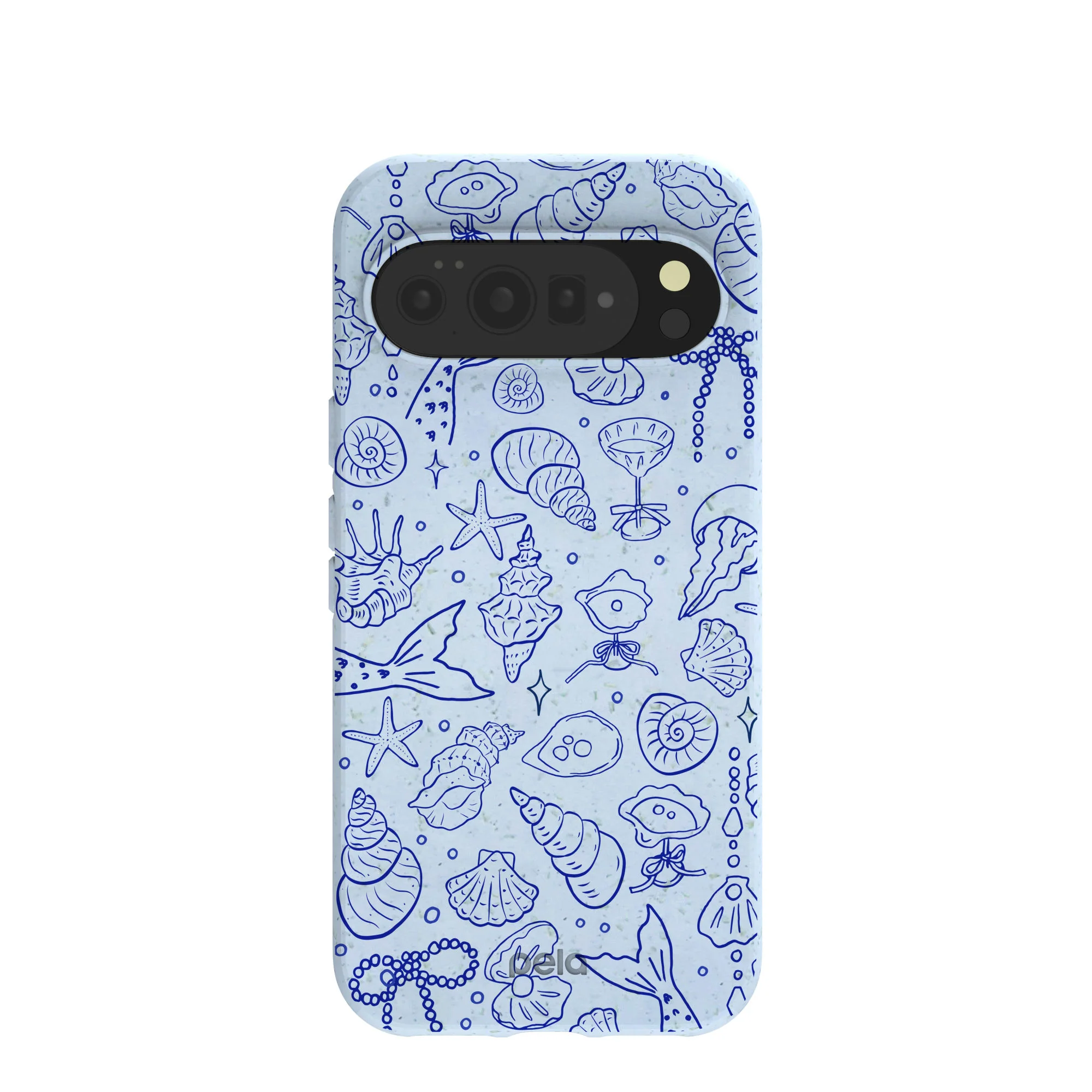 Powder Blue Ocean Charms Google Pixel 10 Pro XL Case