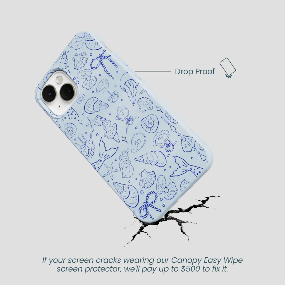 Powder Blue Ocean Charms iPhone 13 Case - Image 5
