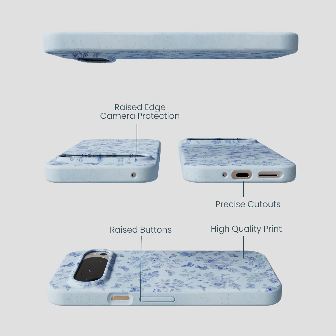 Powder Blue Porcelain Google Pixel 9/9 Pro Case - Image 3