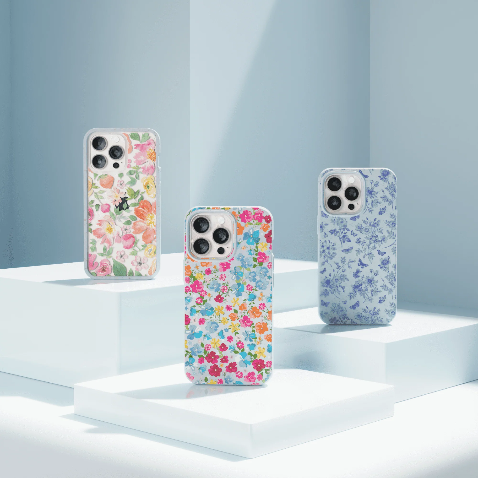 Powder Blue Porcelain Samsung Galaxy S26+(Plus) Case - Image 5