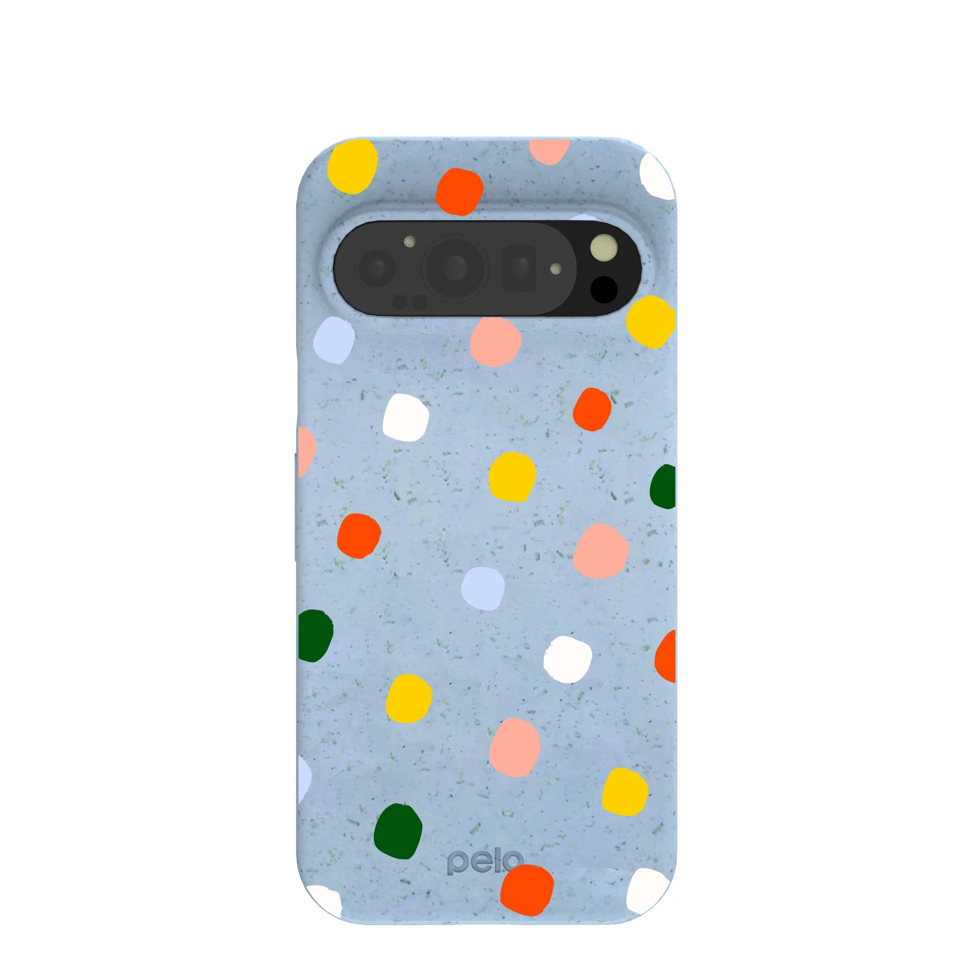 Powder Blue Rainbow Dots Google Pixel 9/9 Pro Case