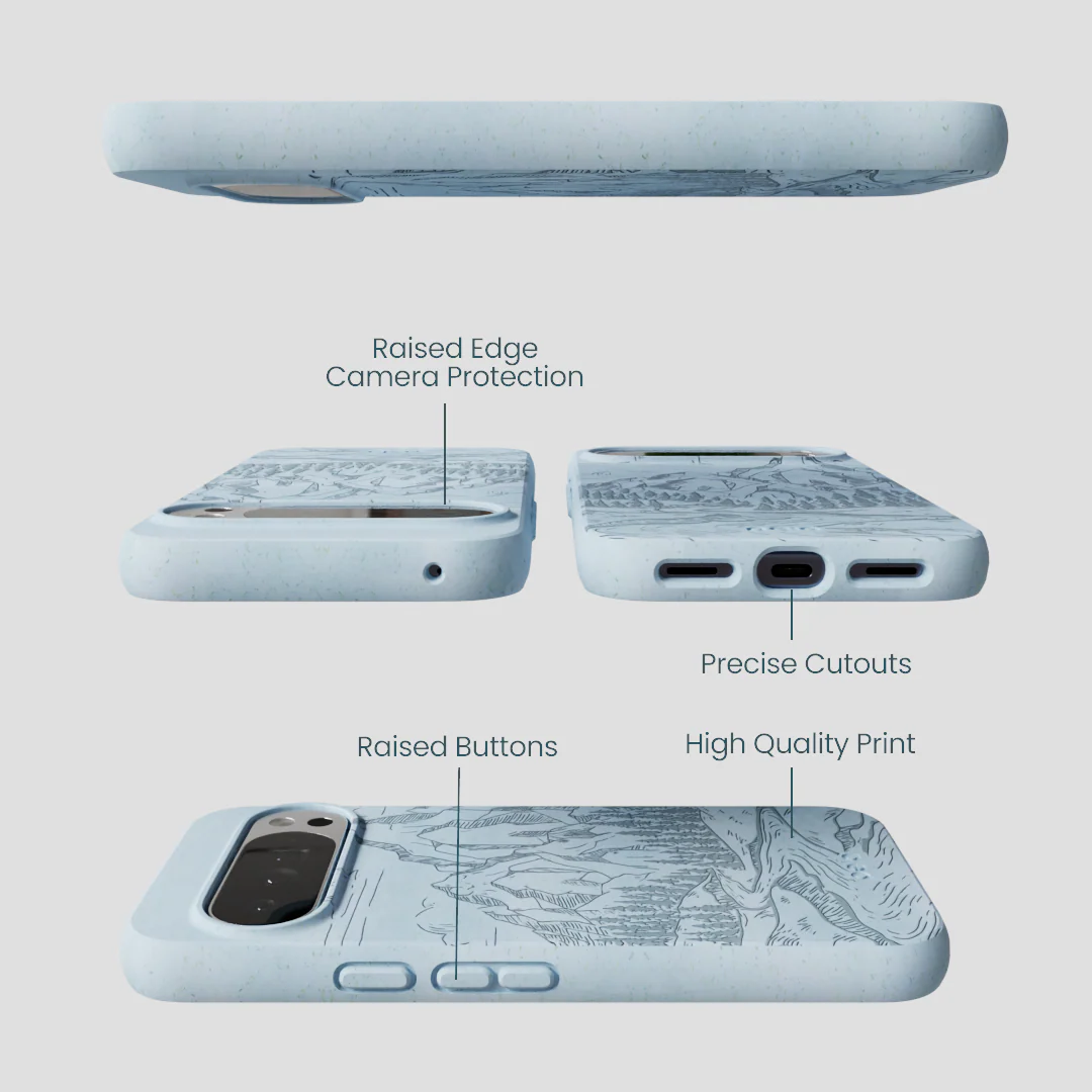Powder Blue Rockies Google Pixel 10 Pro XL Case - Image 2