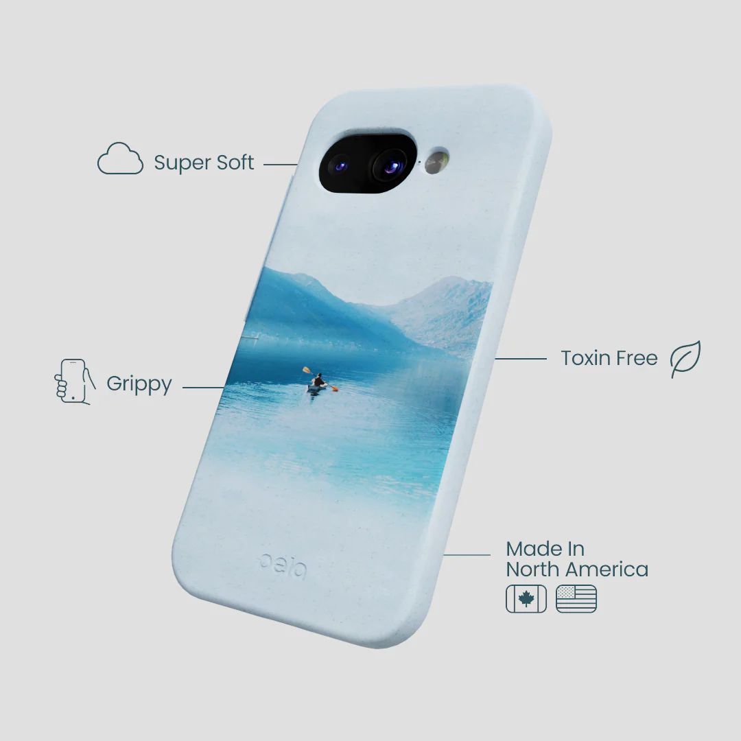 Powder Blue Serene Google Pixel 9a Case - Image 3